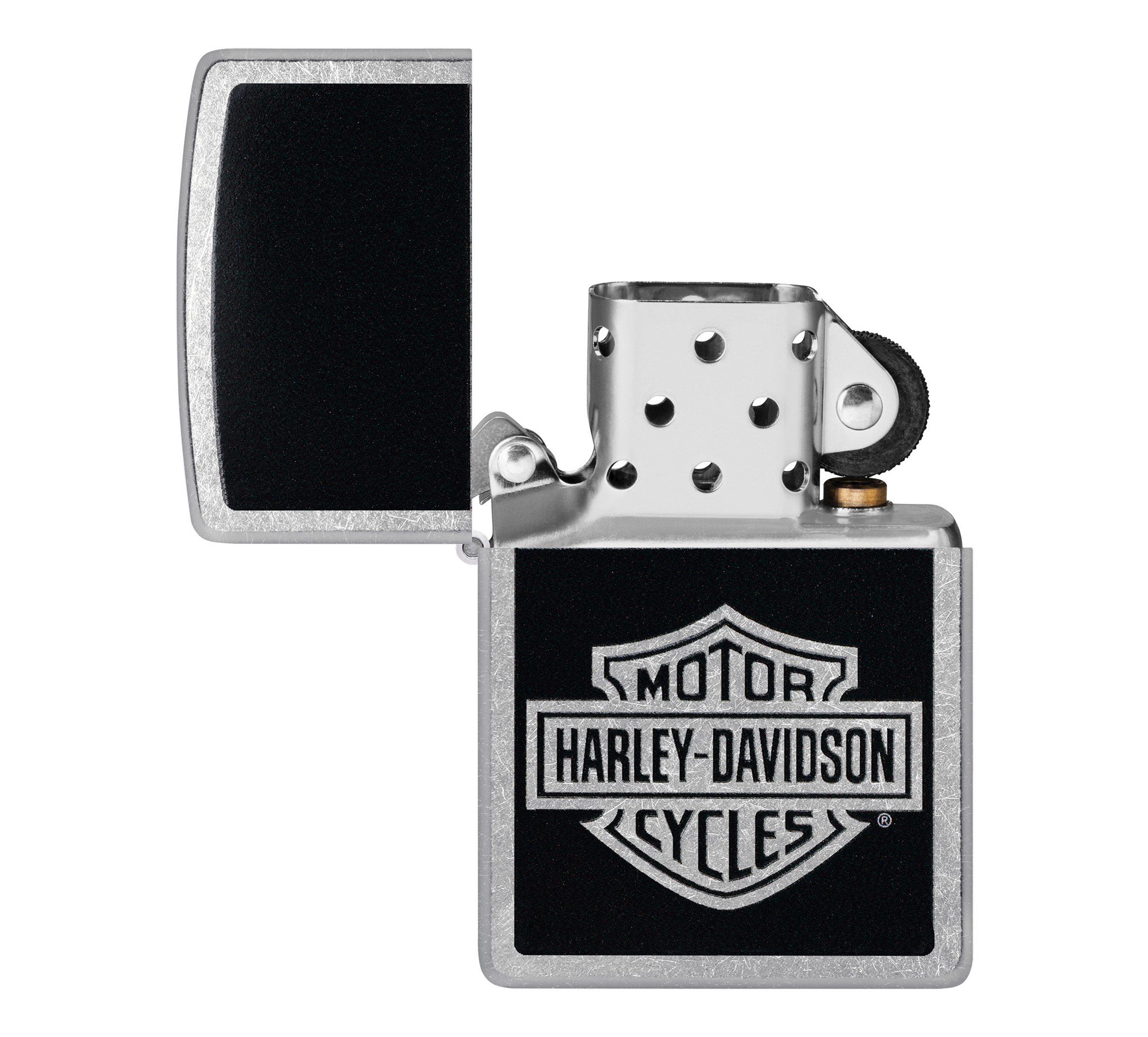 Harley-Davidson®  Logo Color Image Street Chrome Windproof Ligher