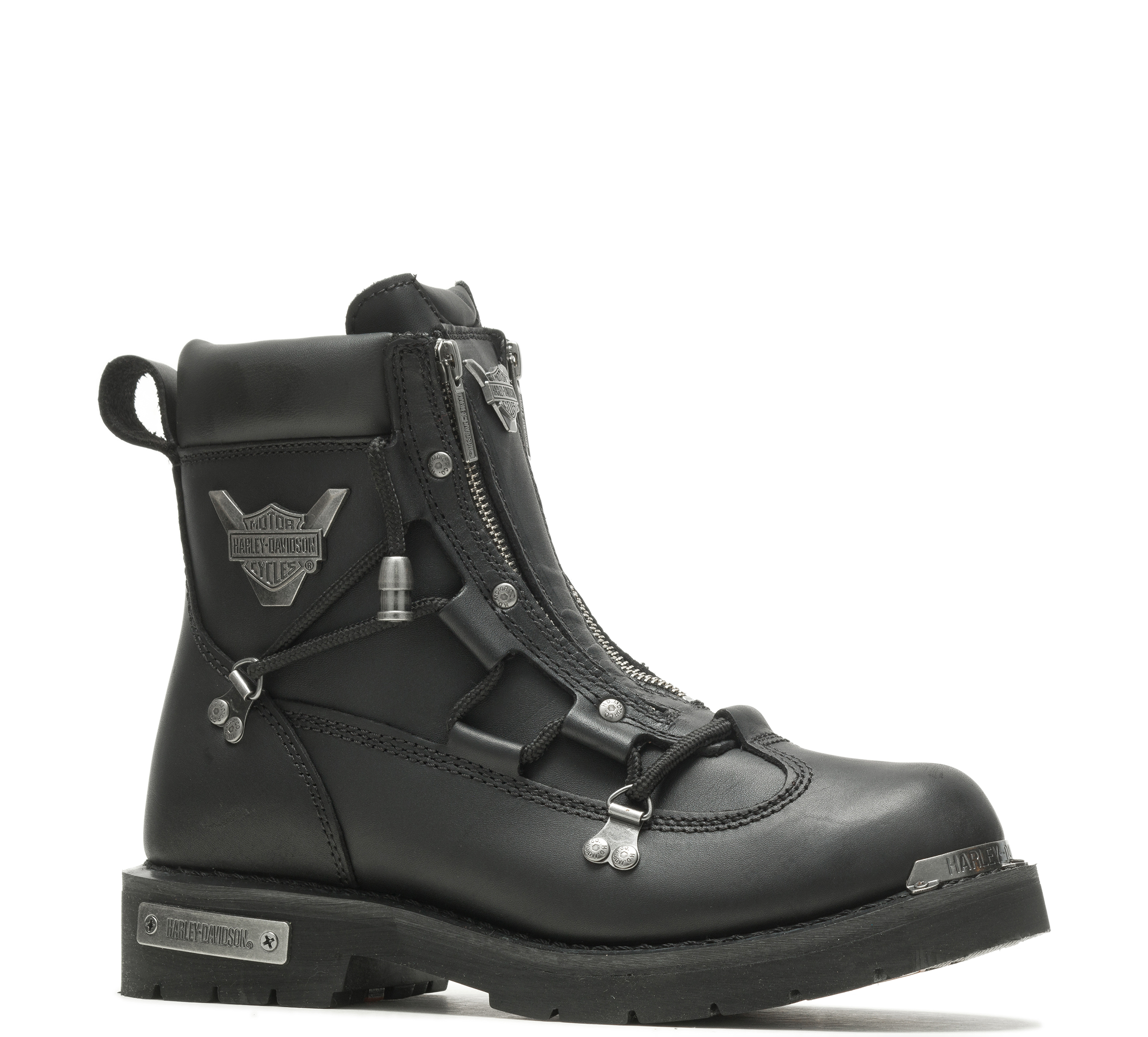 Men's Brake Light Leather Riding Boots