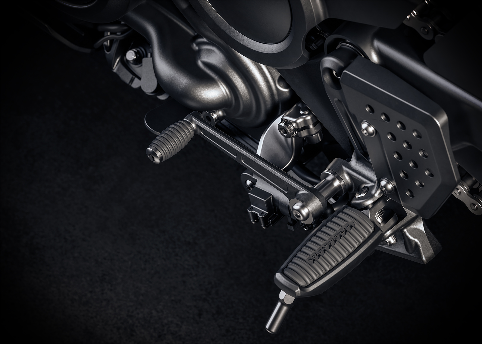 ناقل الحركة Screamin’ Eagle السريع بدون قابض في درّاجة 2026 Pan America ST