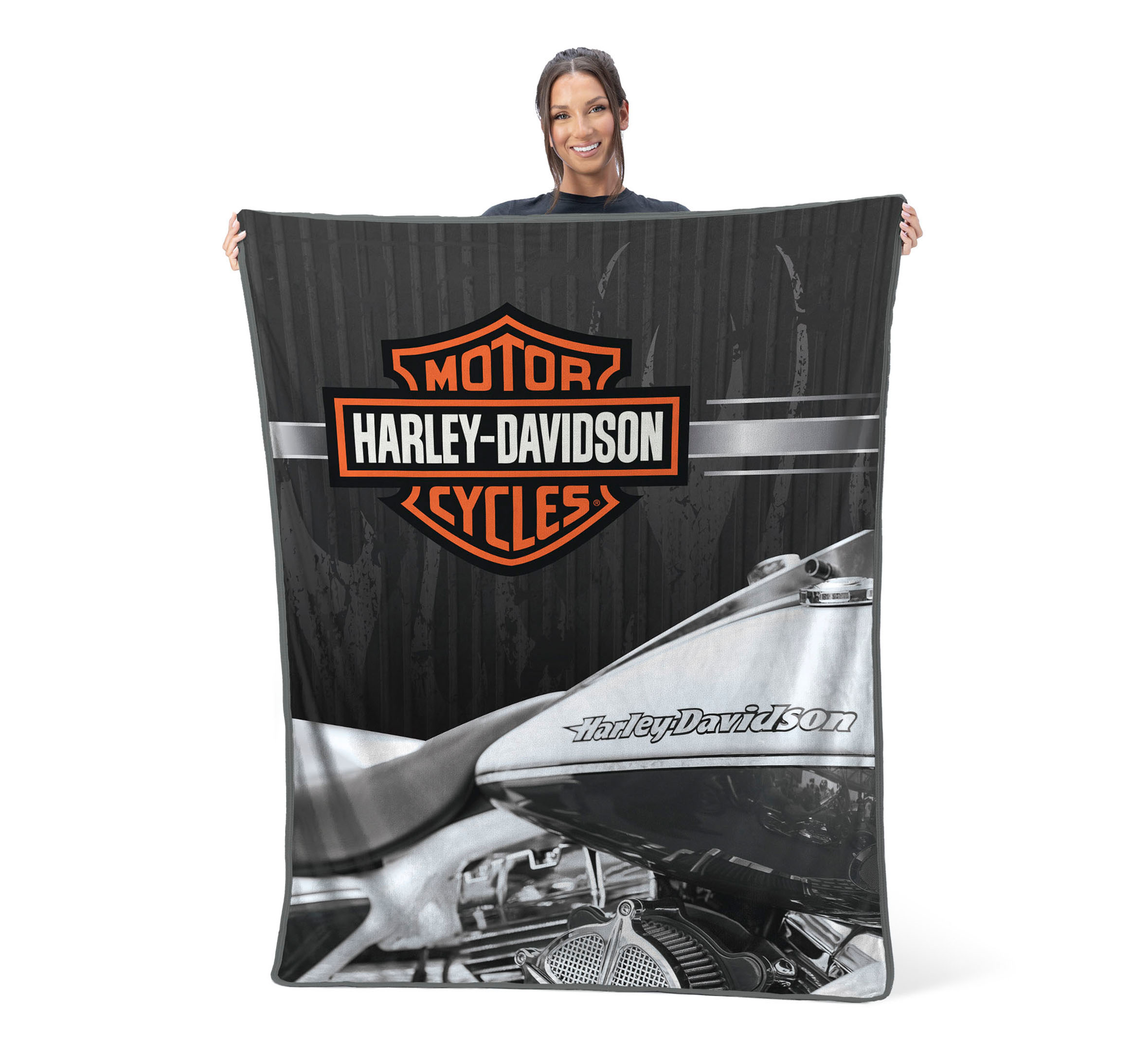USA製 Harley Davidson ハーレーブランケット USA製 HARLEY-DAVIDSONハーレー ダビッドソン ブランケット