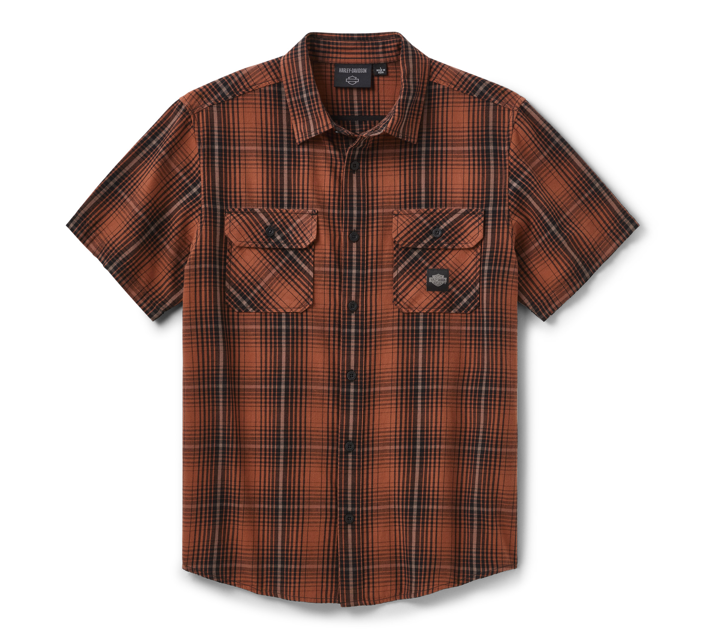 ハーレイダビッドソン Men's Vintage Plaid Short Sleeve Shirt | Harley-Davidson USA