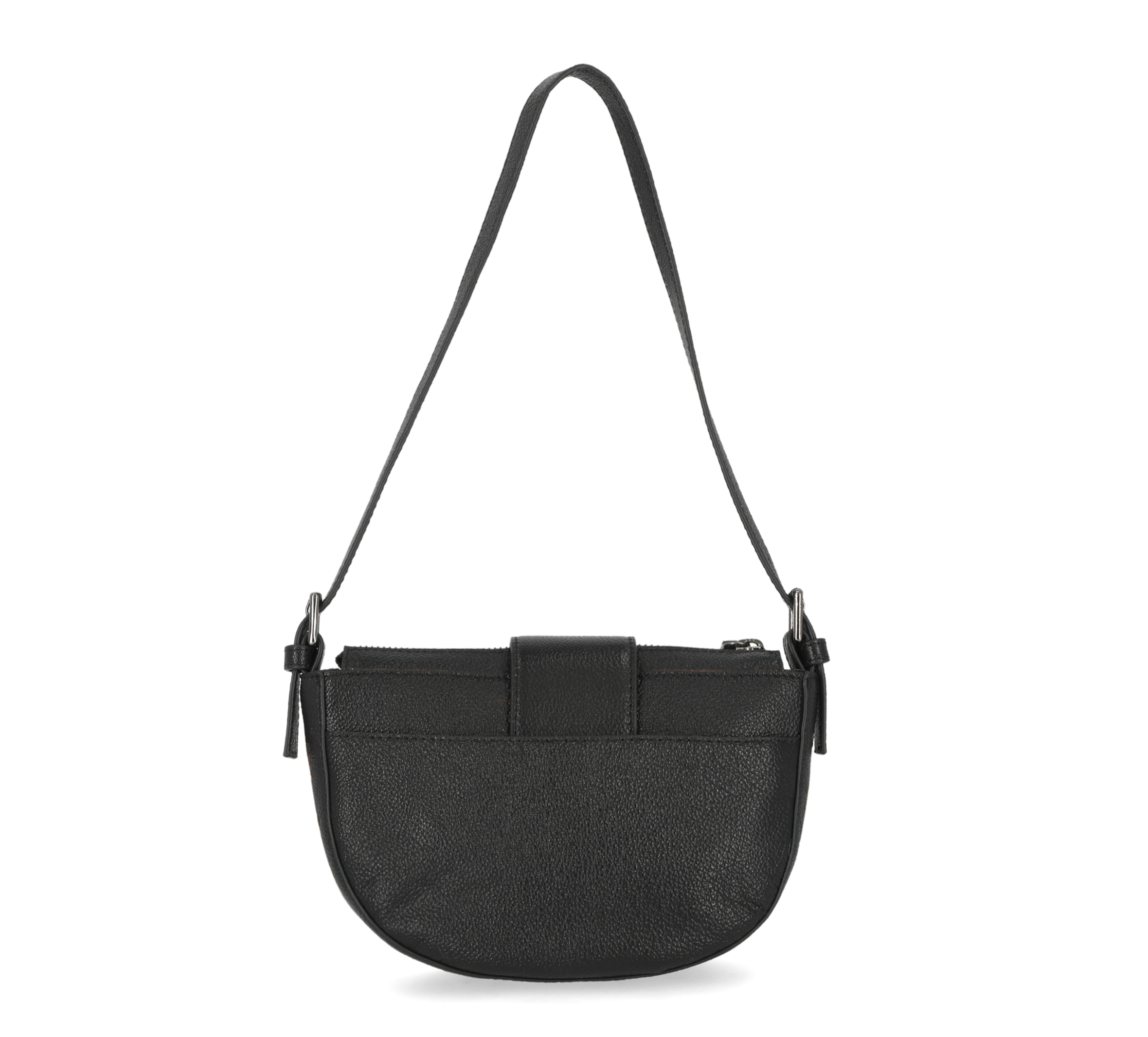 Buckle Closure Quilted Mini Bag