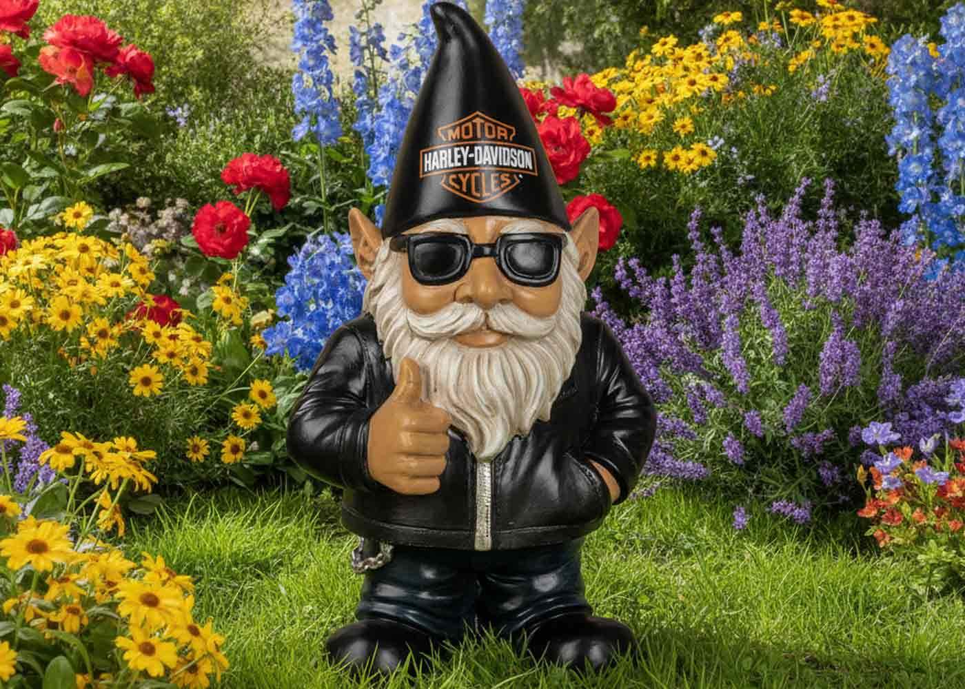 H-D garden gnome