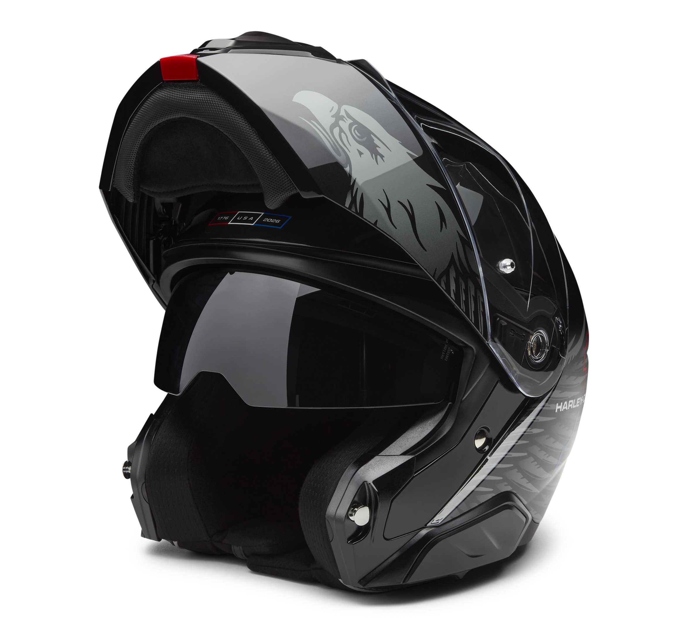 H-D Liberty Eagle Capstone Sun Shield III H35 Modular Helmet
