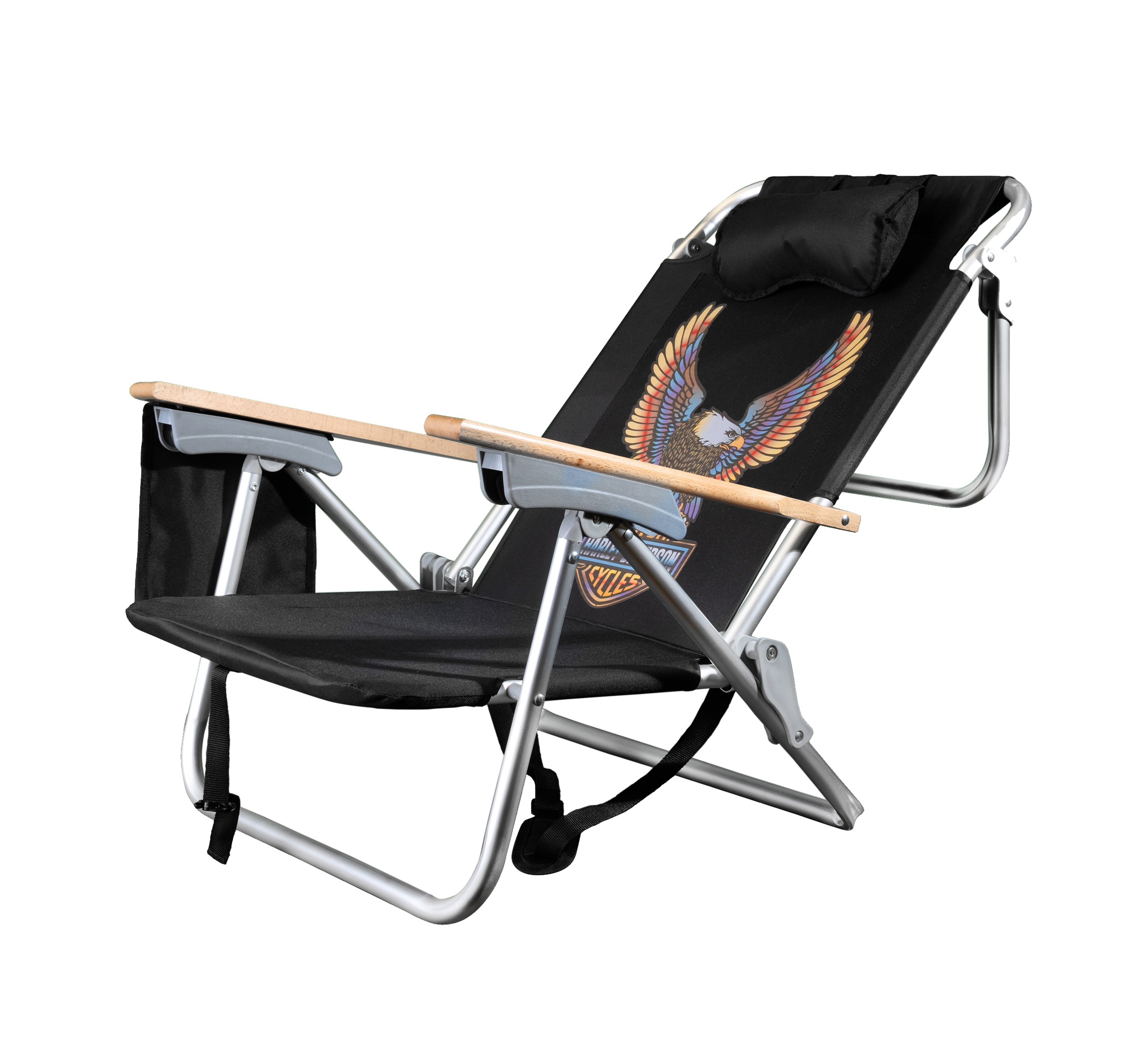 H-D Vivid Bar & Shield Eagle Beach Chair