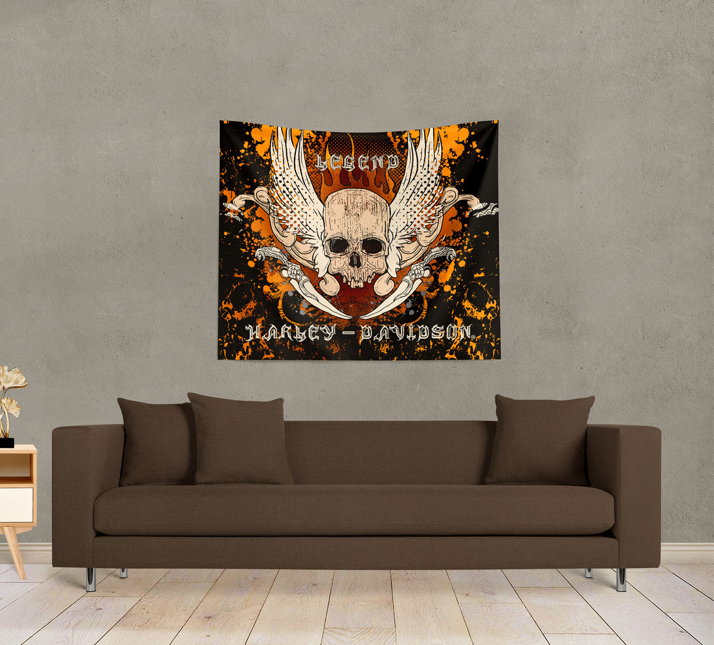 34x40 Skull & Snake Wall Hanging | Harley-Davidson USA