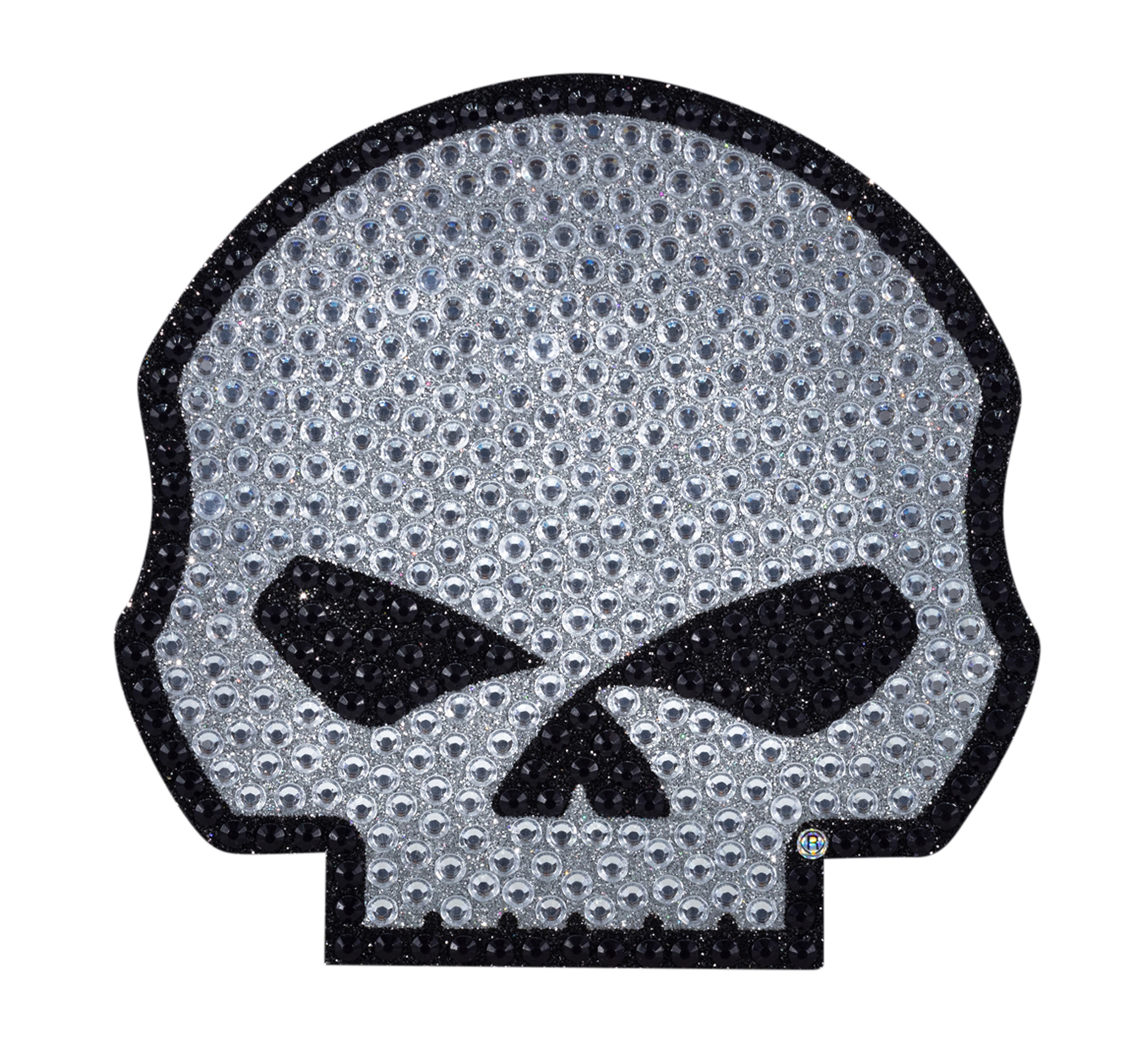 WILLIE G SKULL GEMS BLING DECAL 6