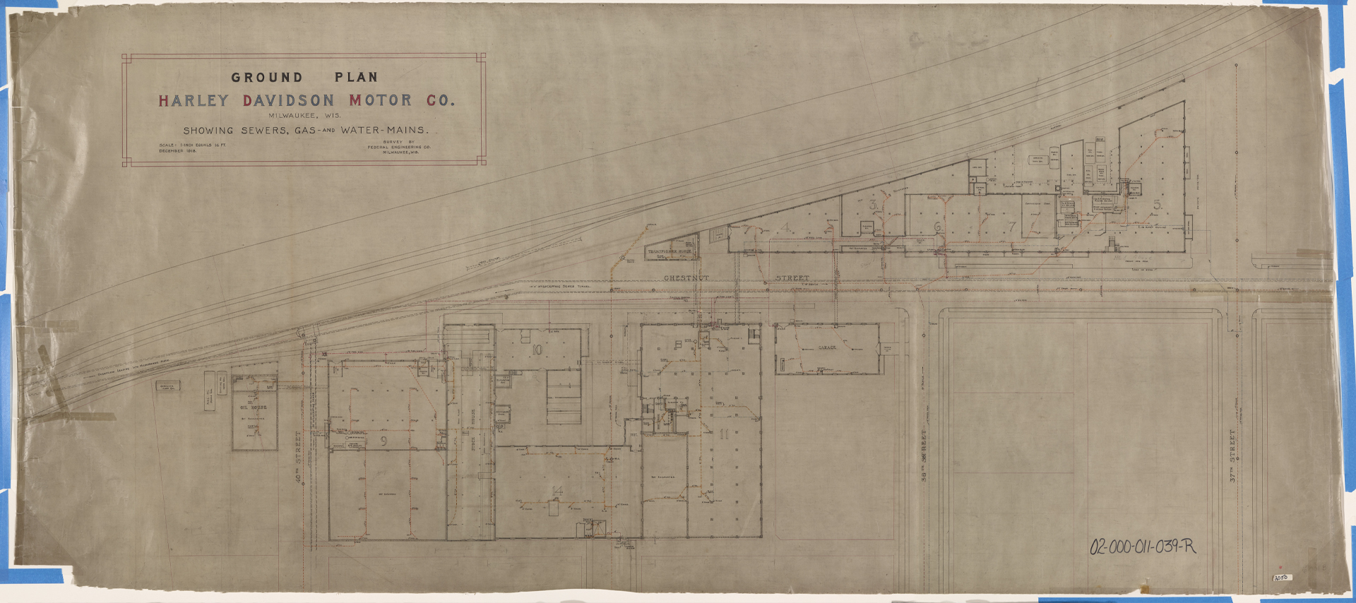 Blueprints for a Harley-Davidson facility