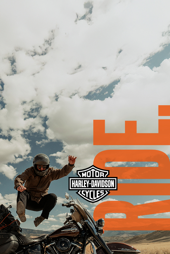 person umping over motorcycle ride graphic shot