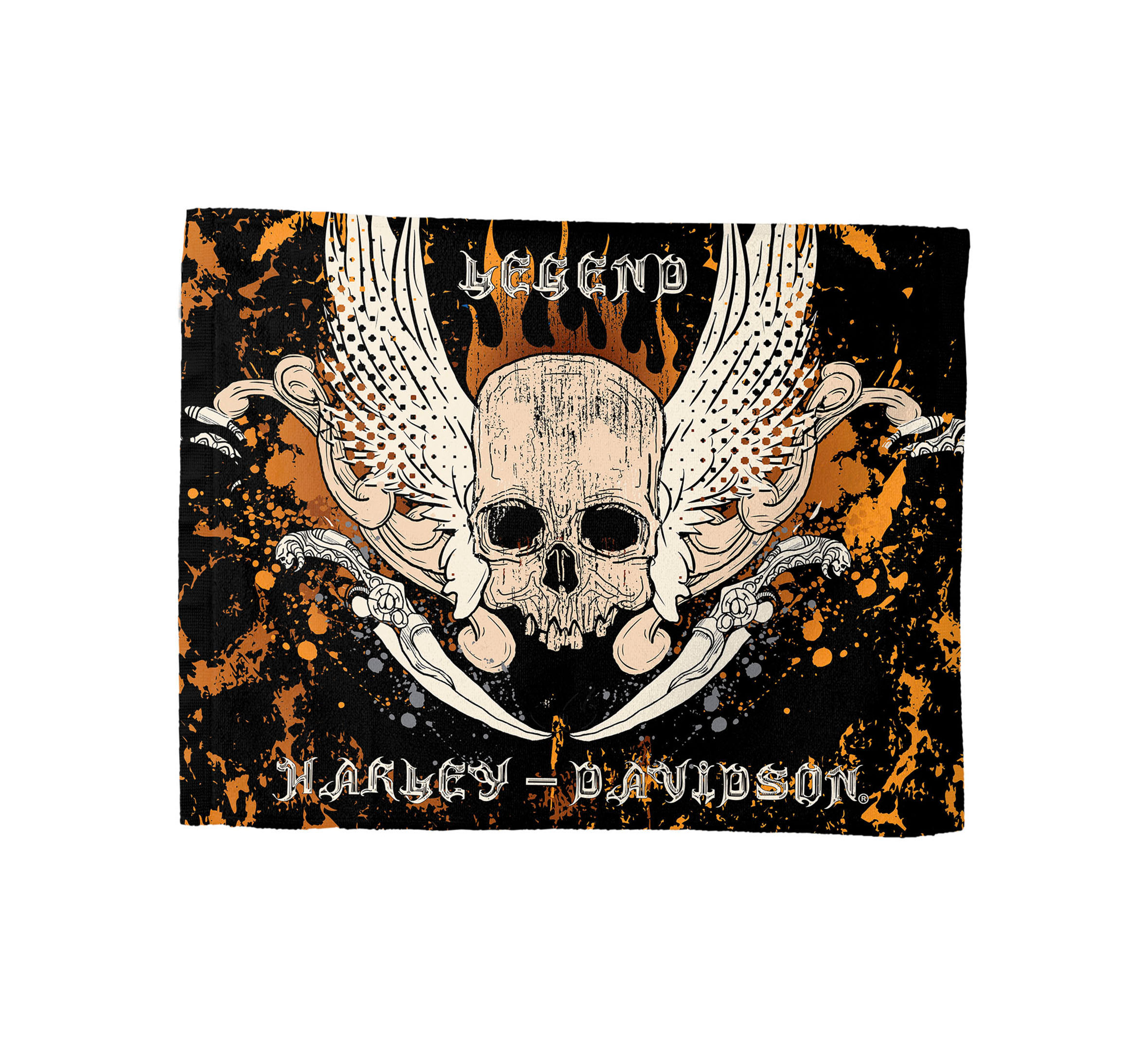 15x18 Skull & Snake Rally Towel | Harley-Davidson USA