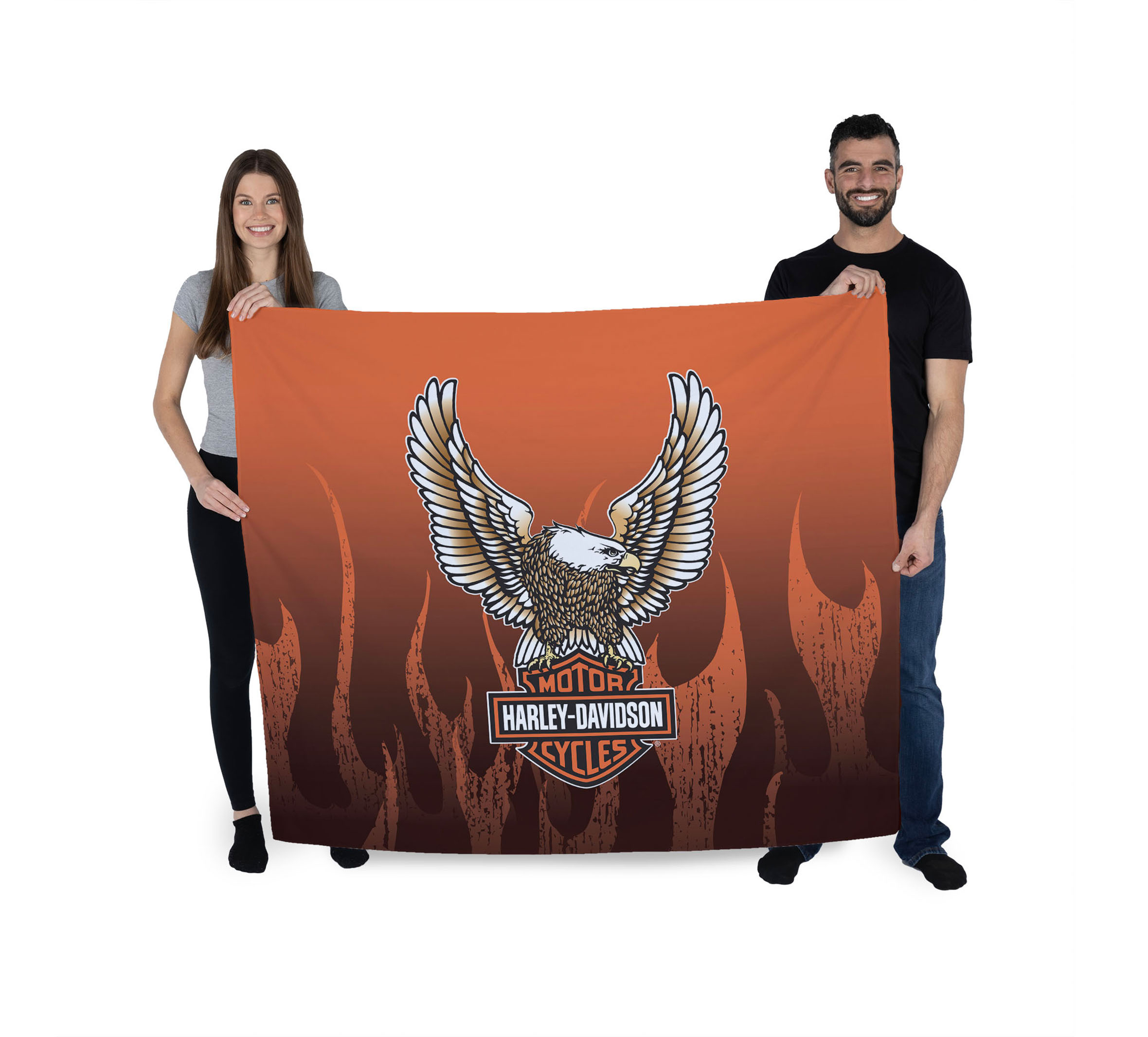 40x34 Flying Flames Wall Hanging | Harley-Davidson CA