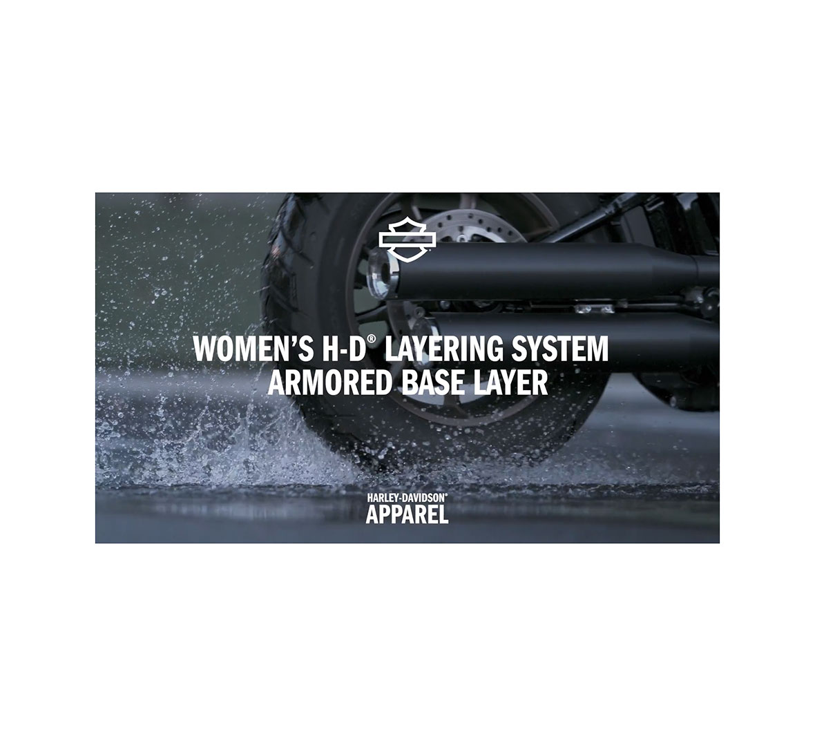 Women's H-D Flex Layering System Armored Base Layer Riding Jacket