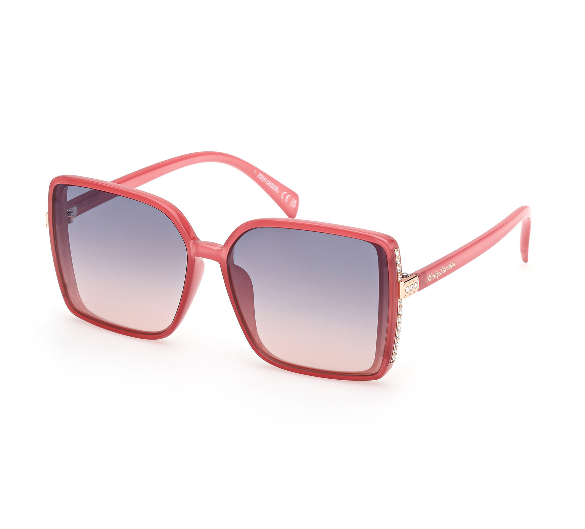 Oversized square glam sunglasses