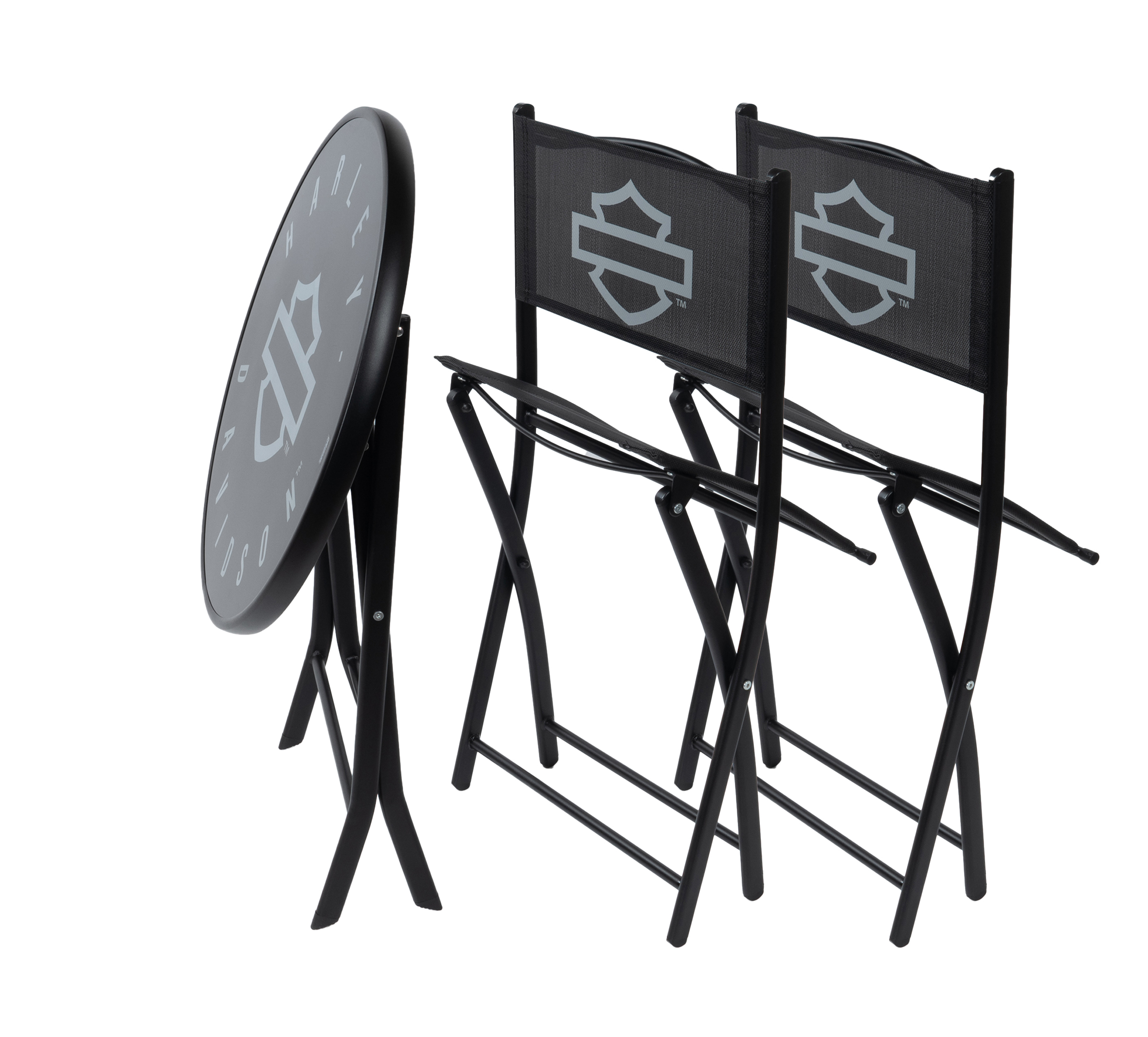 Open Bar & Shield Bistro Table & Chair Set
