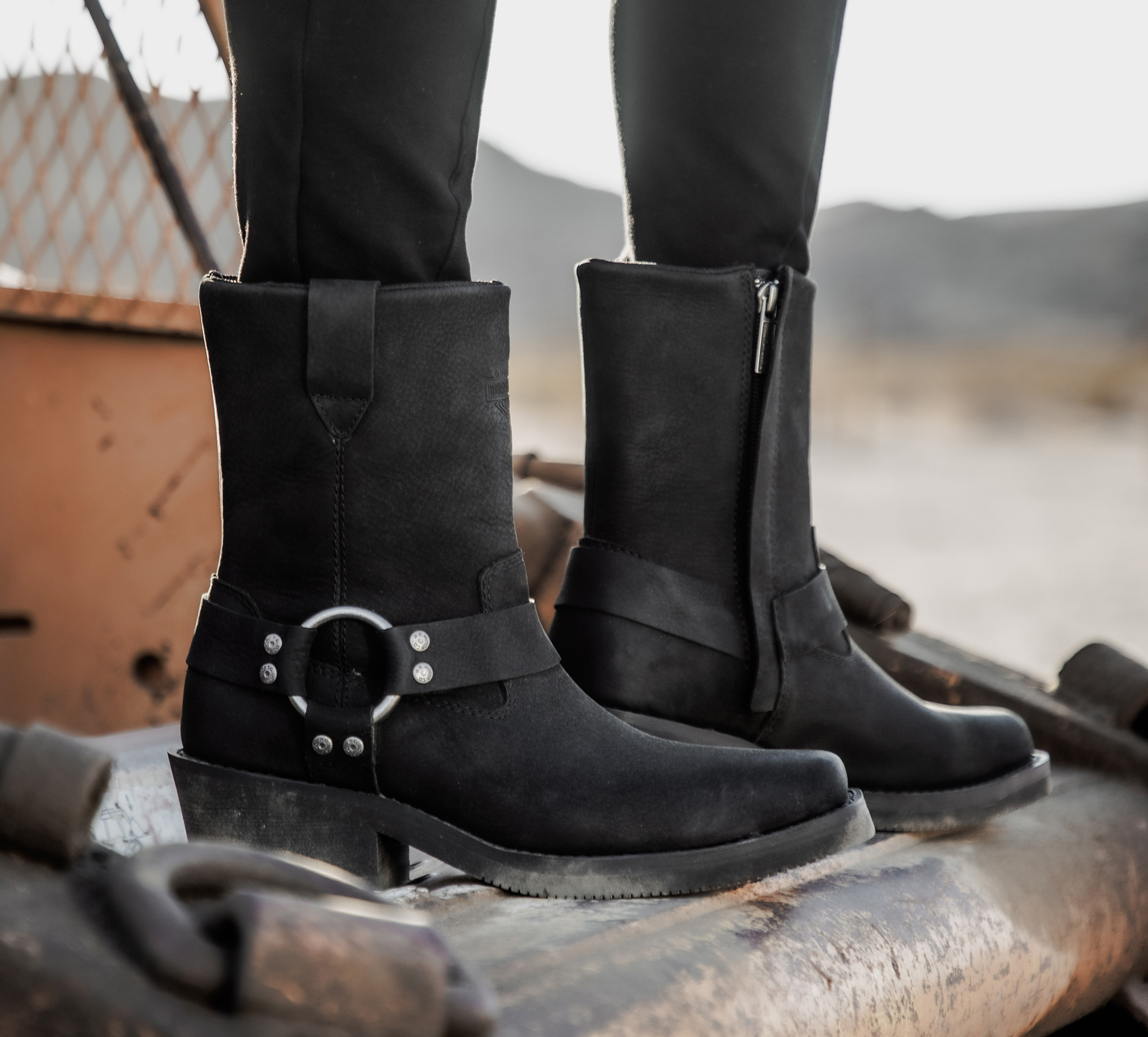 Korsen CE Western-Motorradstiefel für Damen