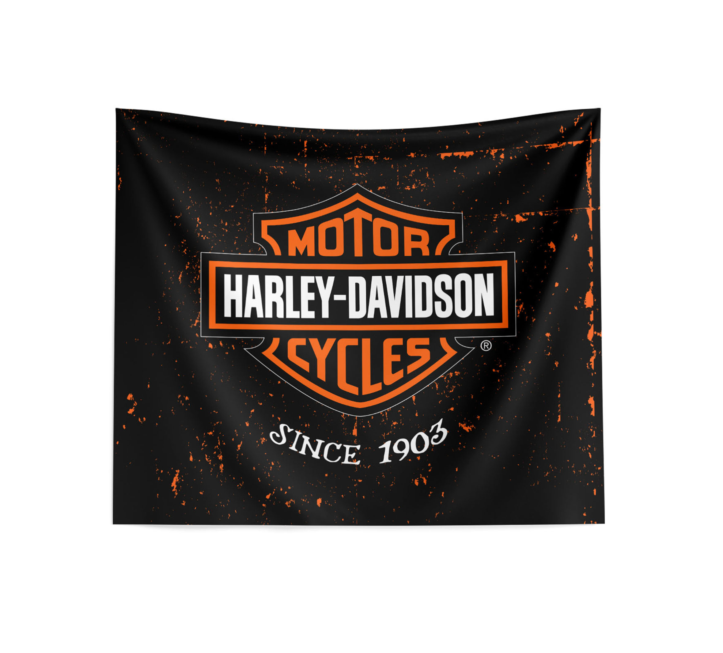 34x40 Bar & Shield Industrial Wall Hanging | Harley-Davidson USA