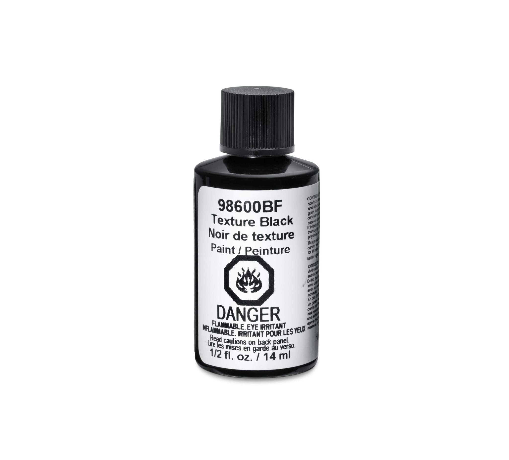Black Texture Touch-Up Paint Bottle