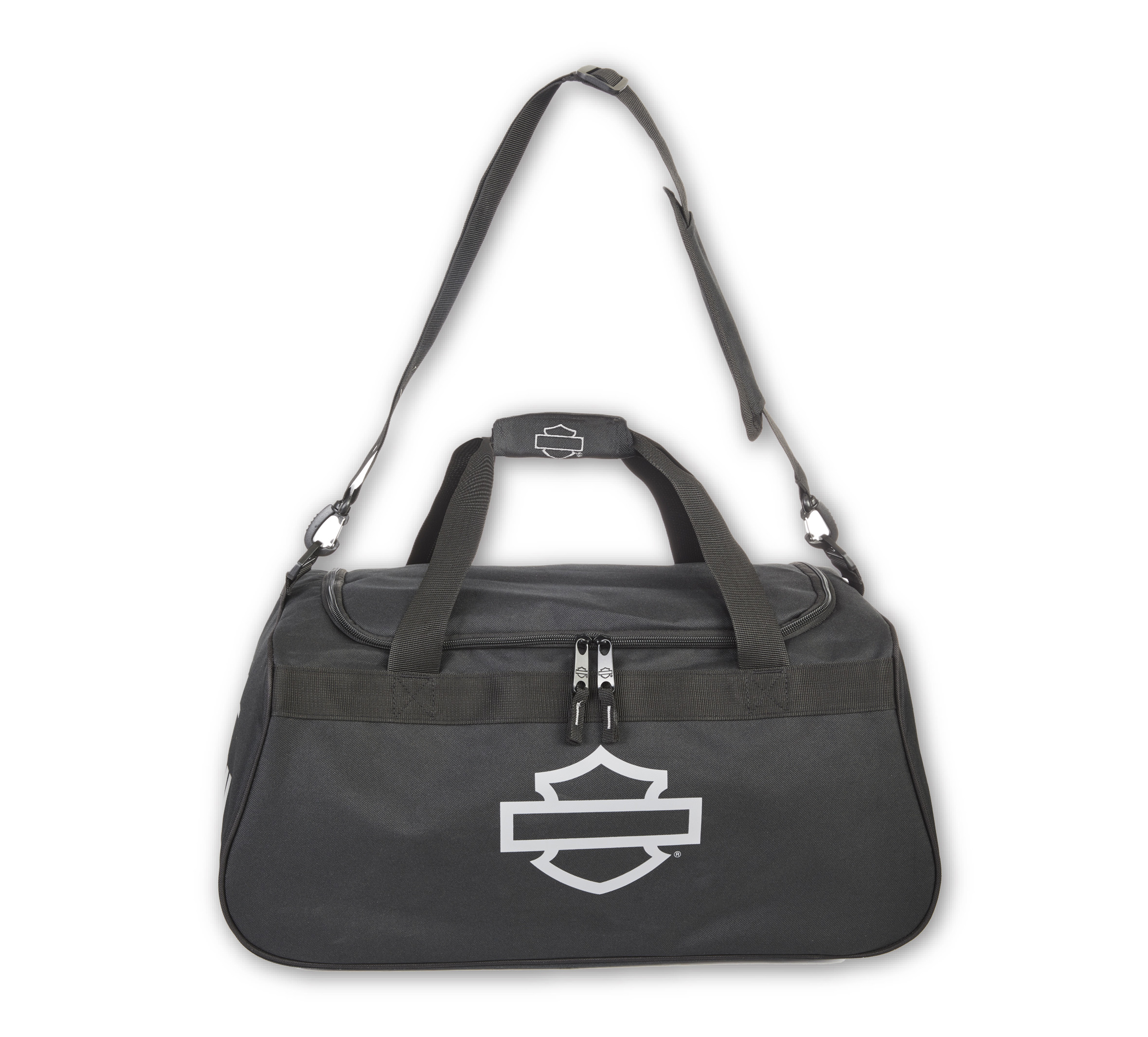 Number 1 Logo Duffel in Black/White | Harley-Davidson USA