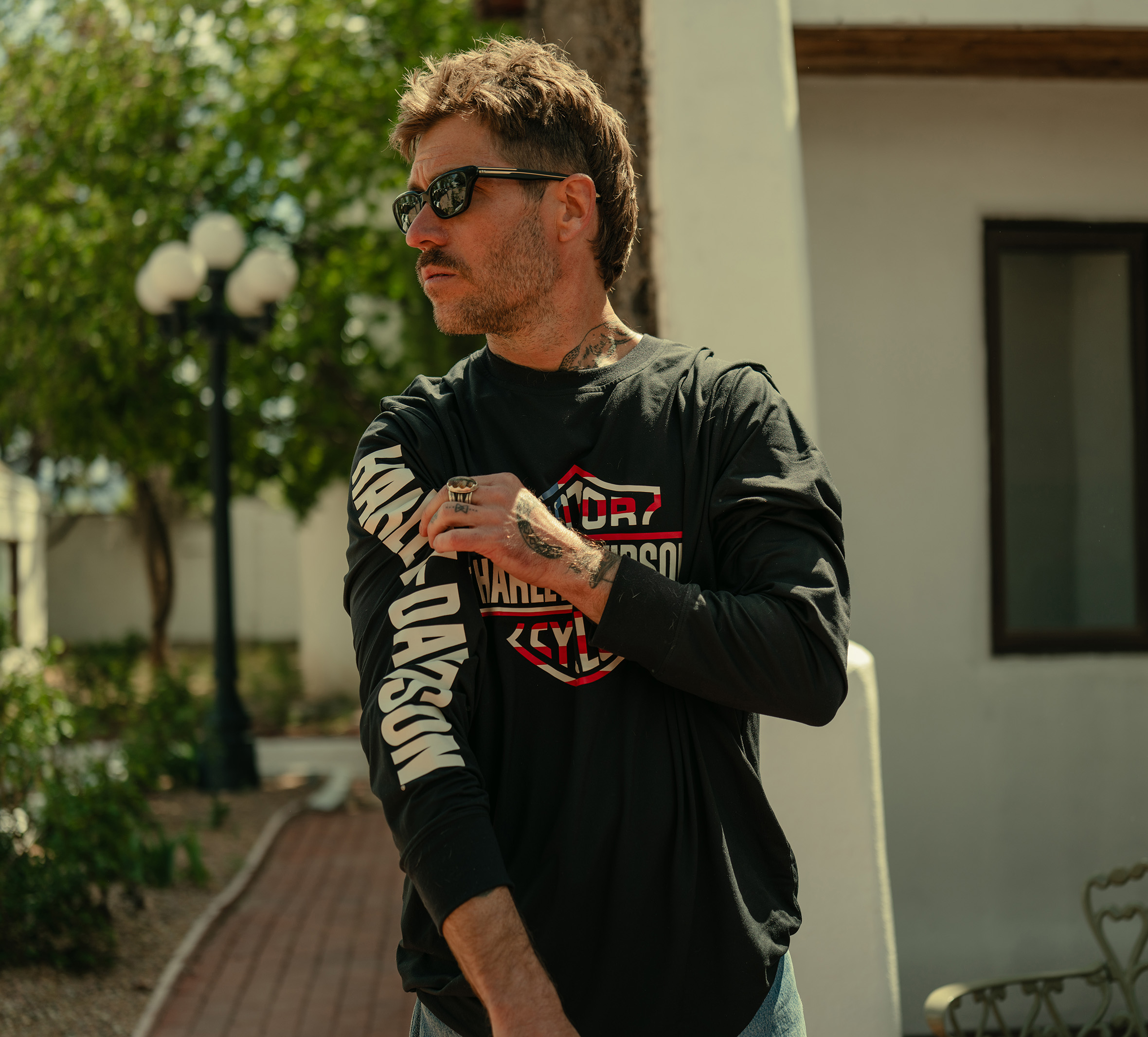 Men's Stars & Stripes Long Sleeve Shirt | Harley-Davidson Africa