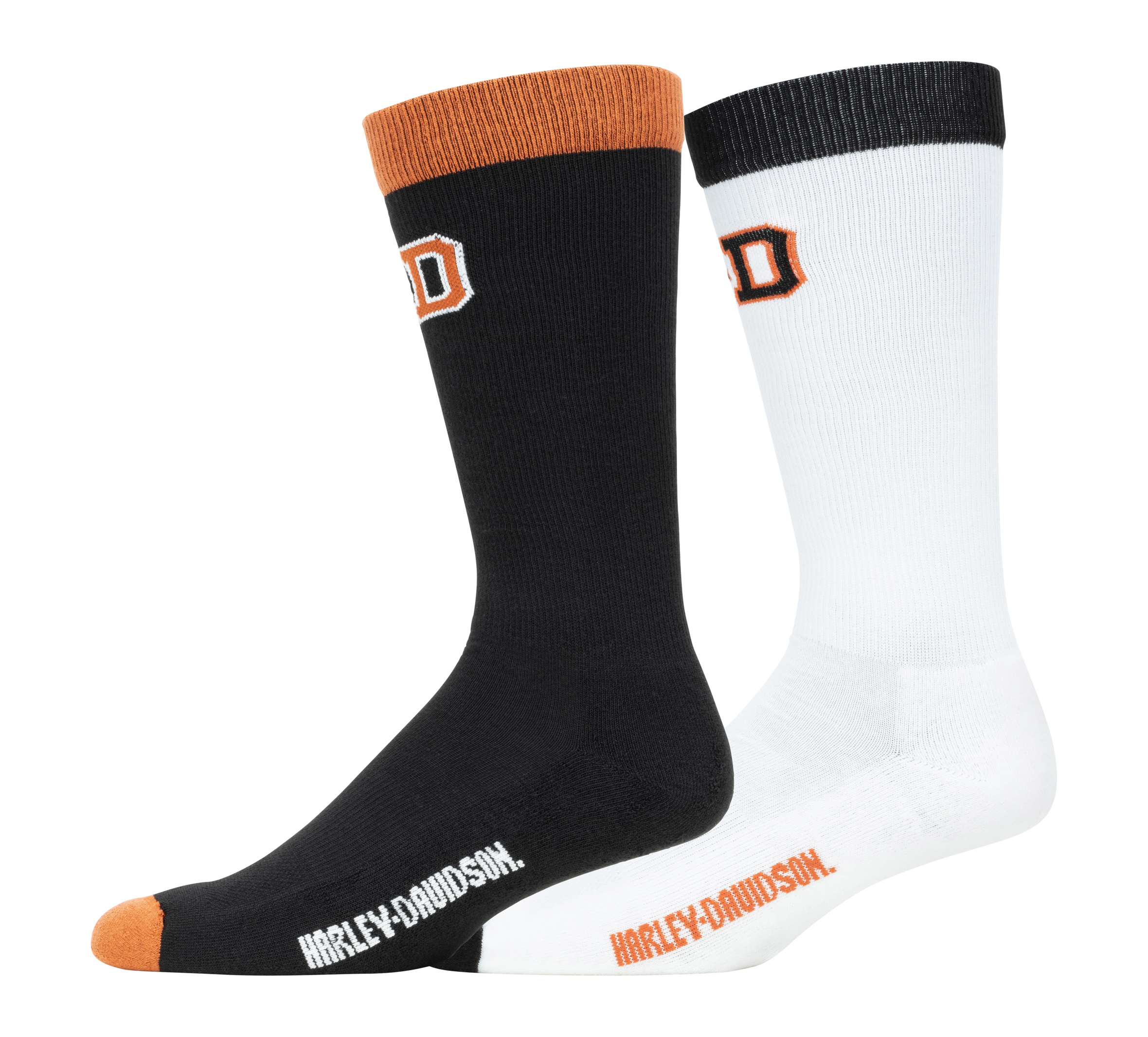 2 Pack H-D Varsity Logo Sock - Mid Calf