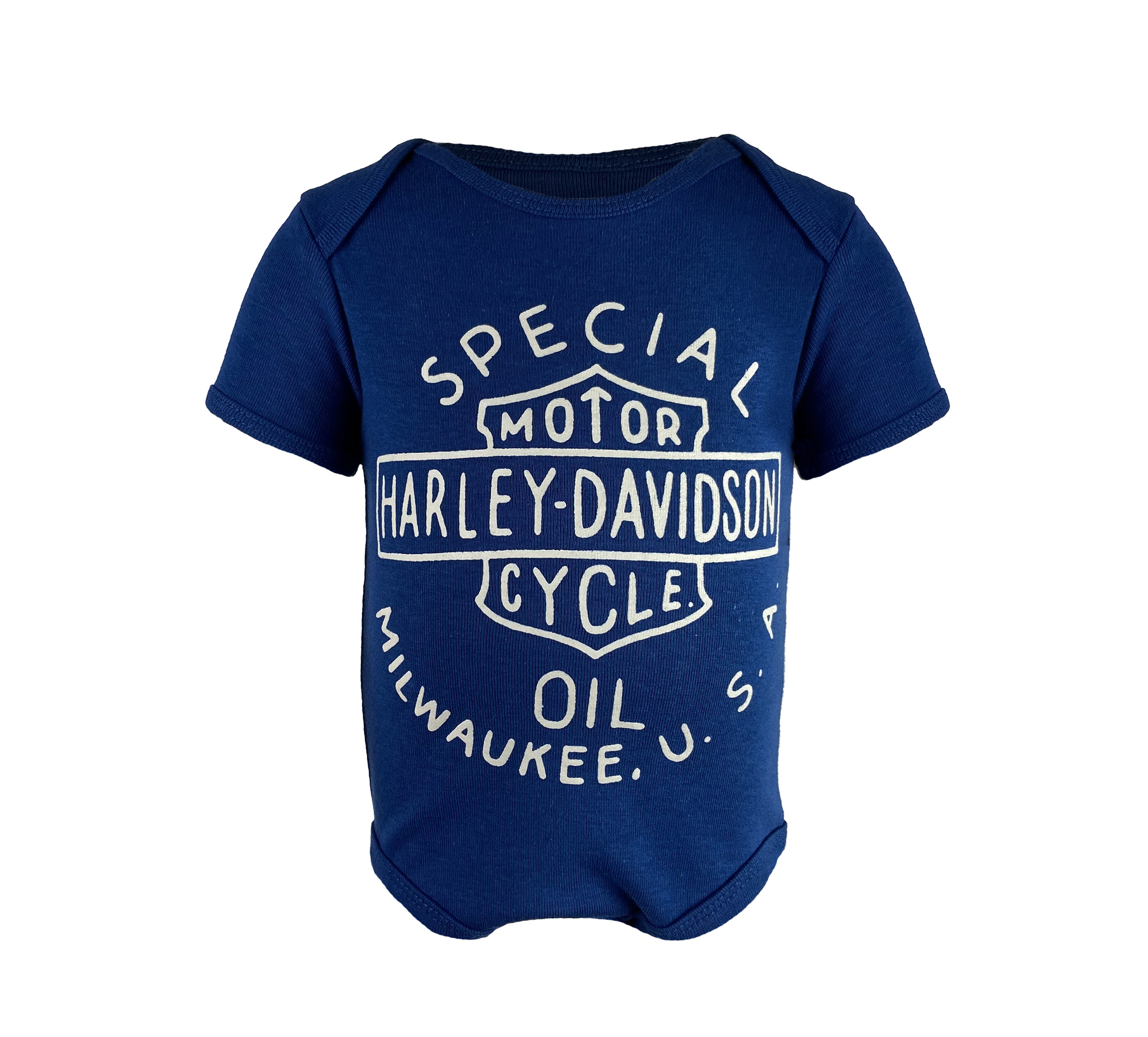 Infant Ribbed 2 Pack Bodysuits - Navy/Vintage Cream