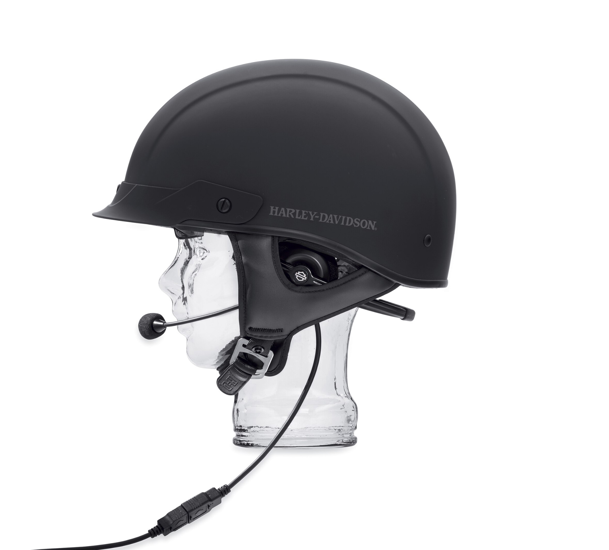 Boom! Audio Premium Half Helmet Music & Communications Headset