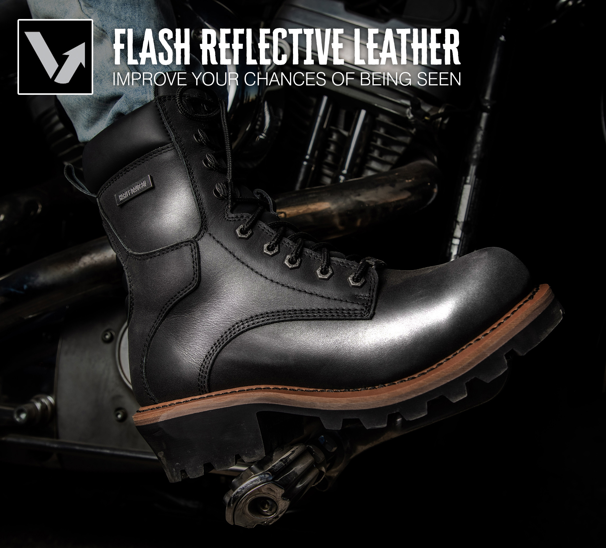 Men's Tyson Leather Flash Riding Boot