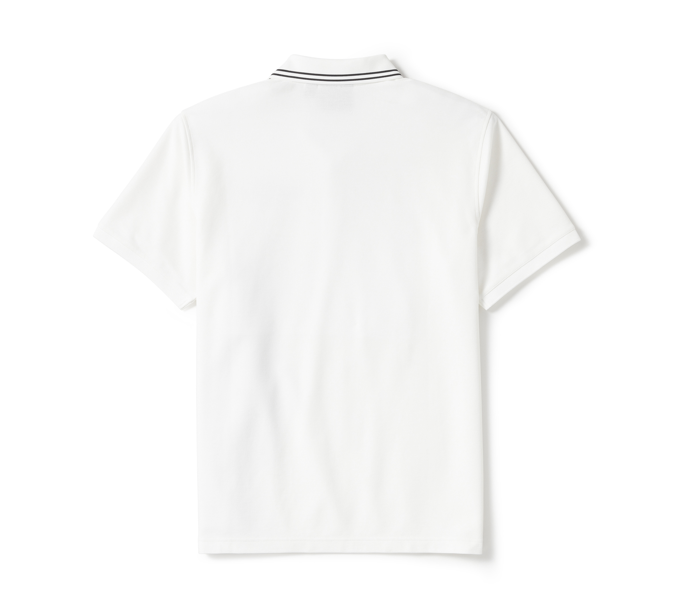 Men's Bar & Shield Solid Pique Polo