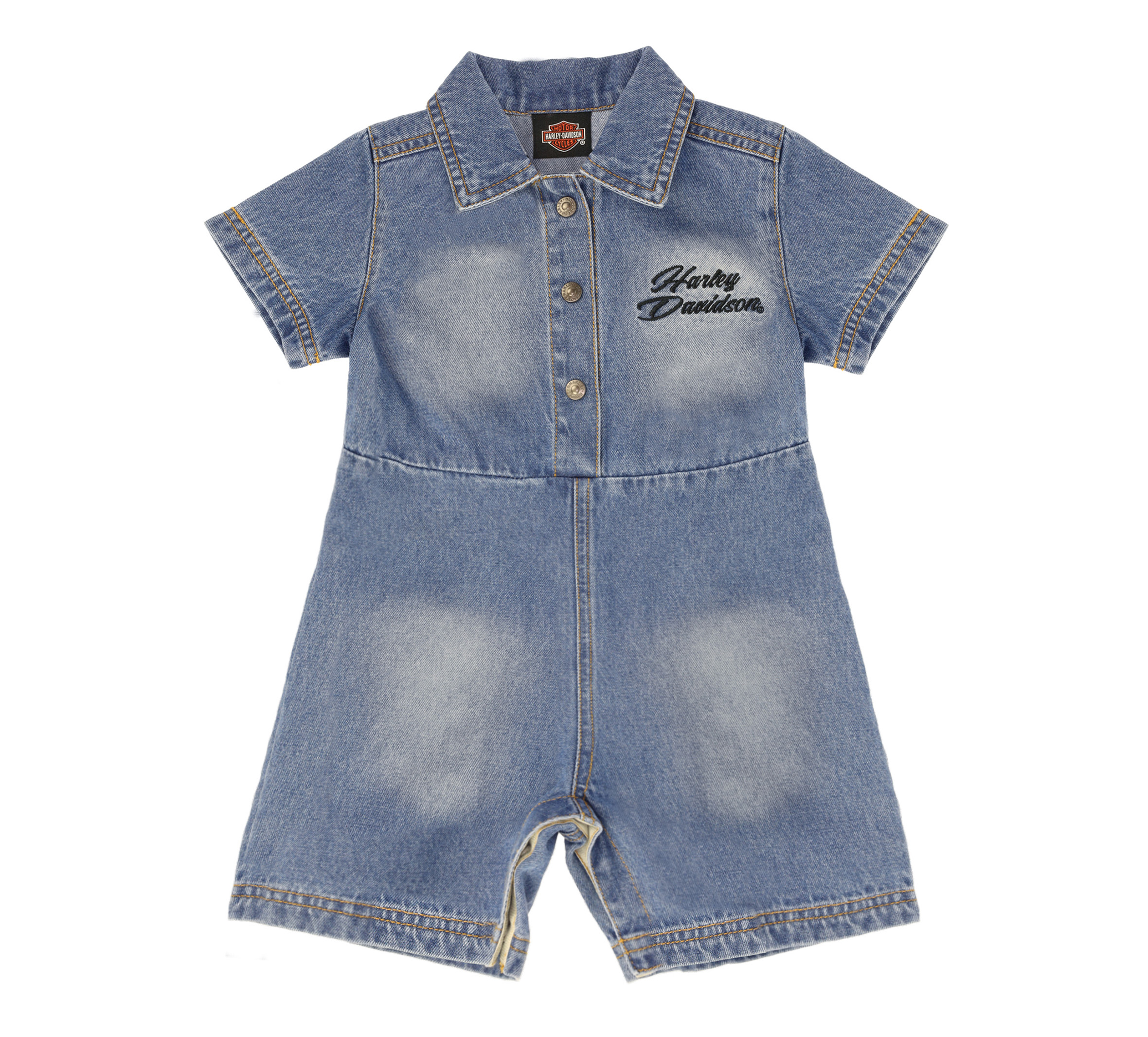 Toddler  Girls Denim Romper