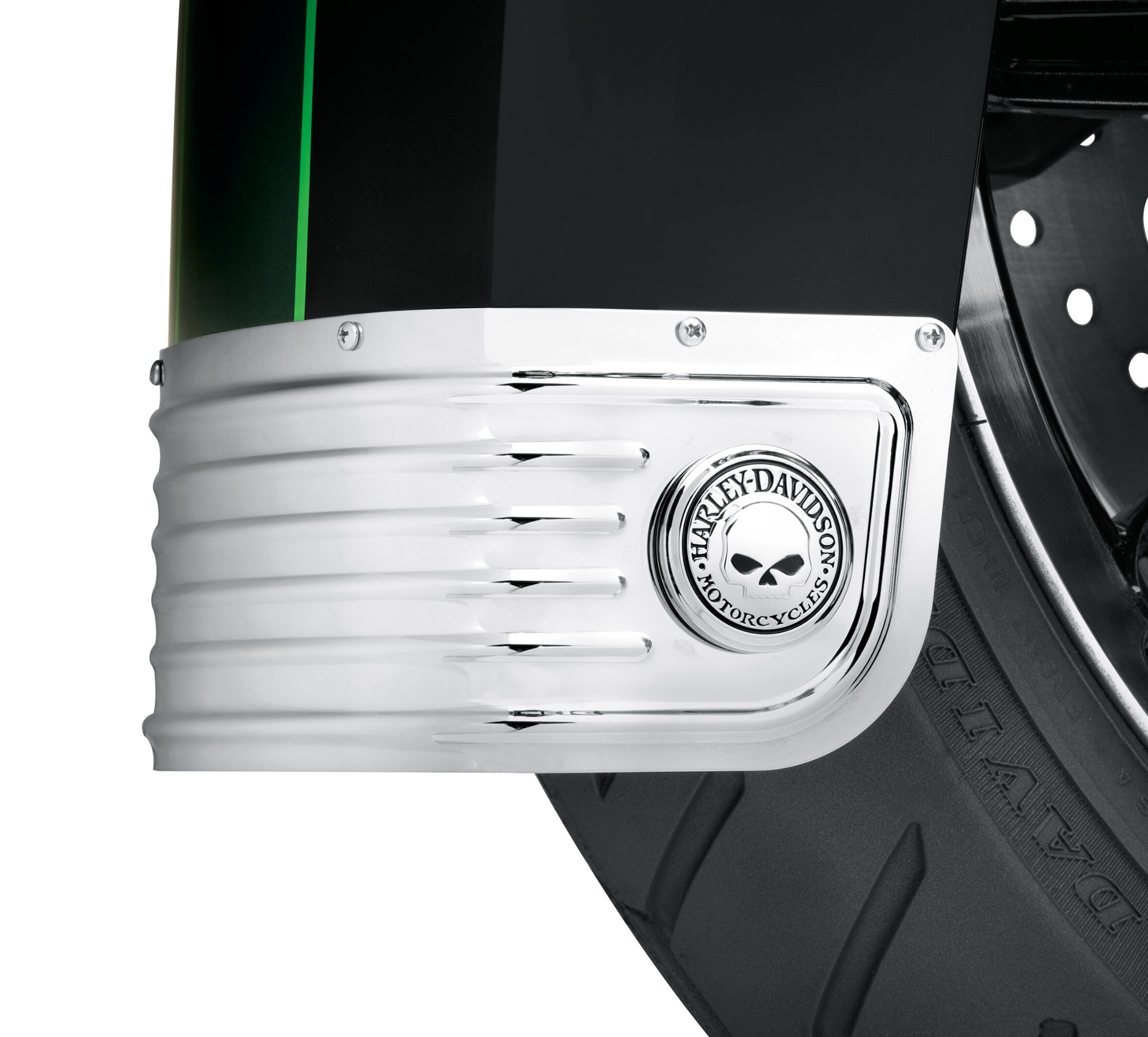 Willie G Skull Fender Skirt Medallions