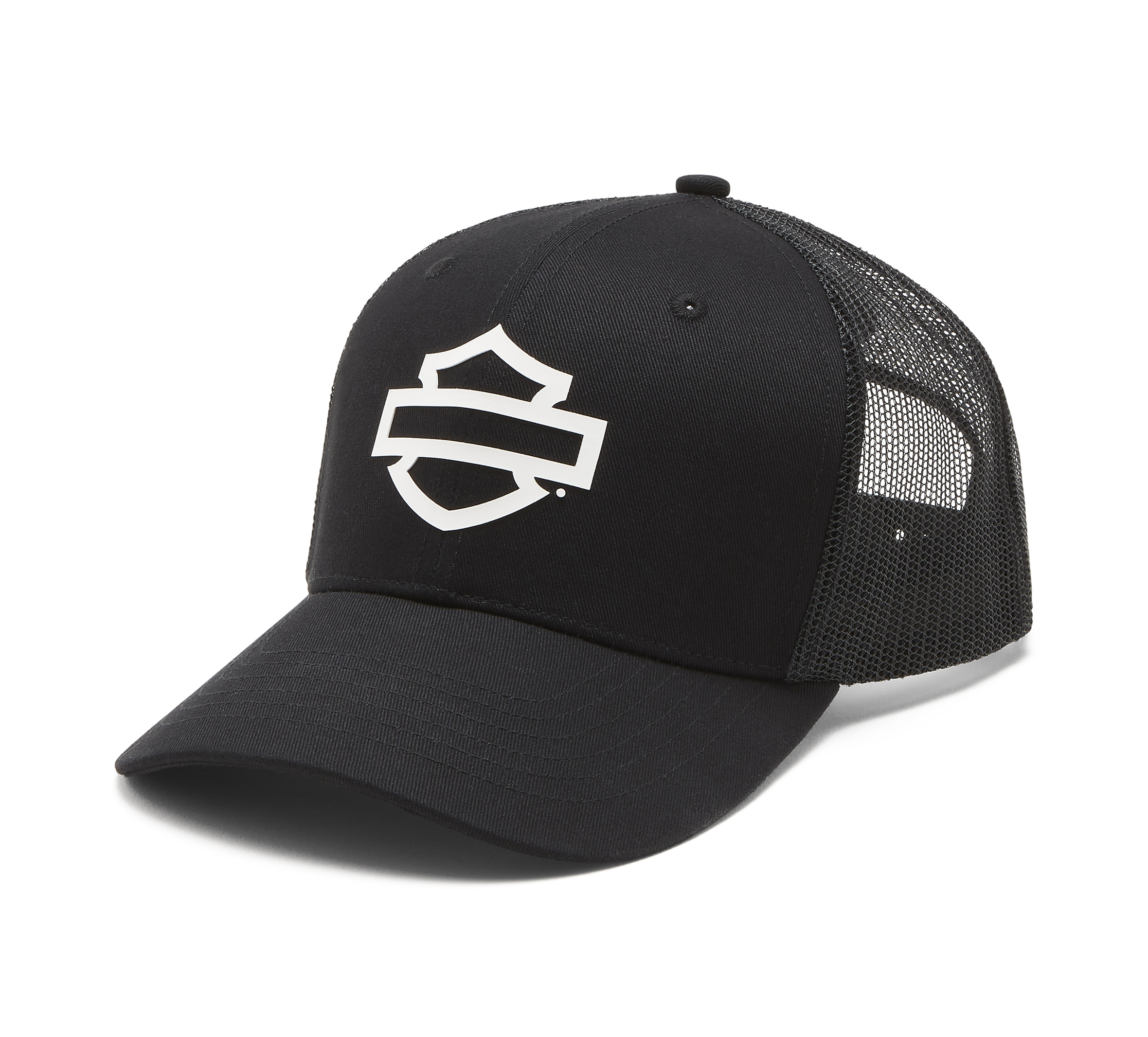 Men's Logo Colorblock Adjustable Trucker Cap | Harley-Davidson USA