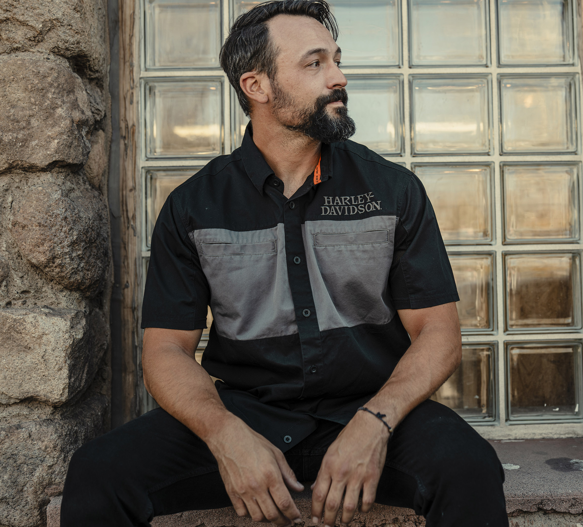 HARLEY-DAVIDSON Willie G.SKULL ワークシャツ Men's Willie G Skull Short Sleeve Vented Shirt | Harley-Davidson USA