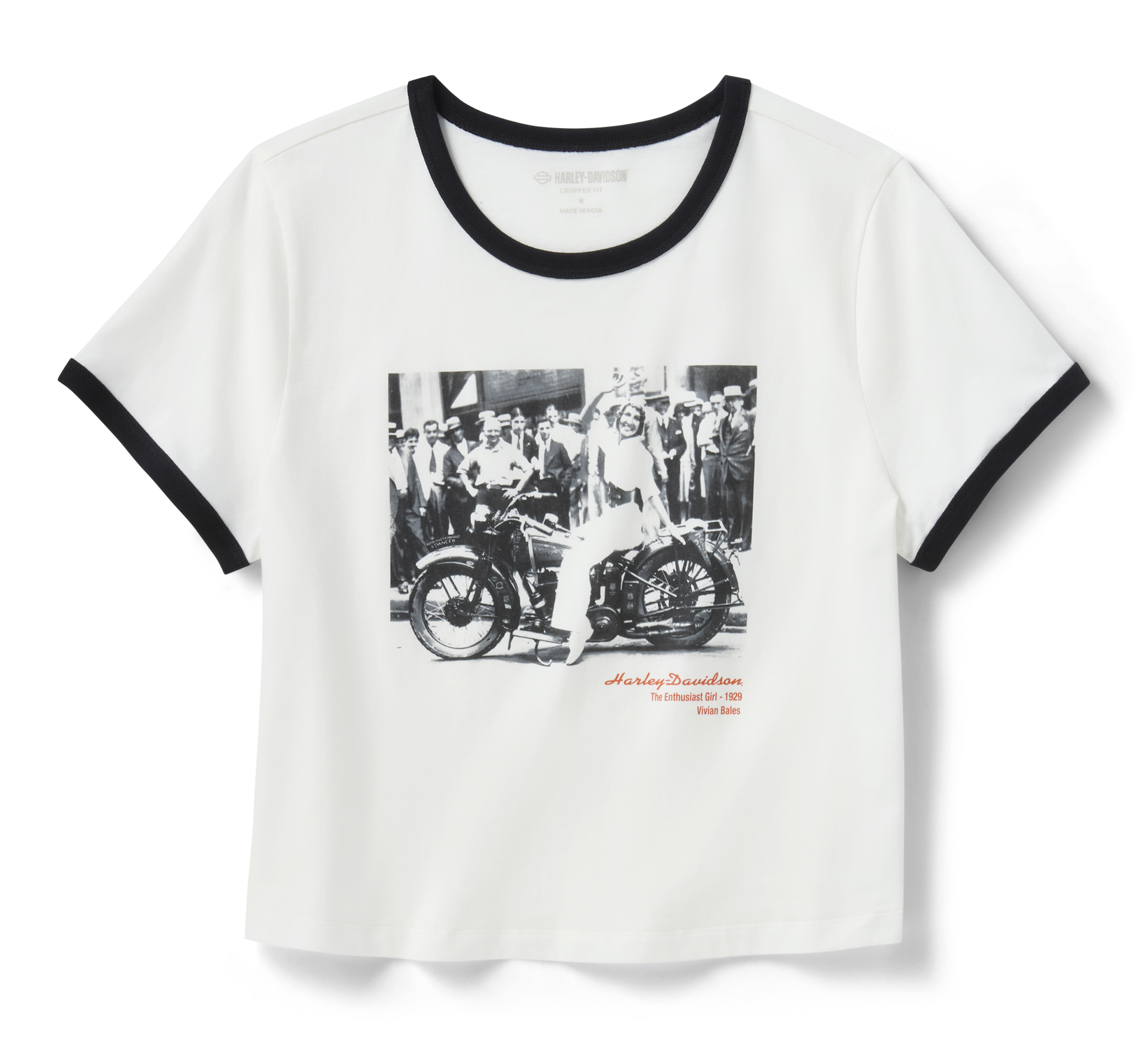 Women's Miss Enthusiast Ringer Tee | Harley-Davidson CA