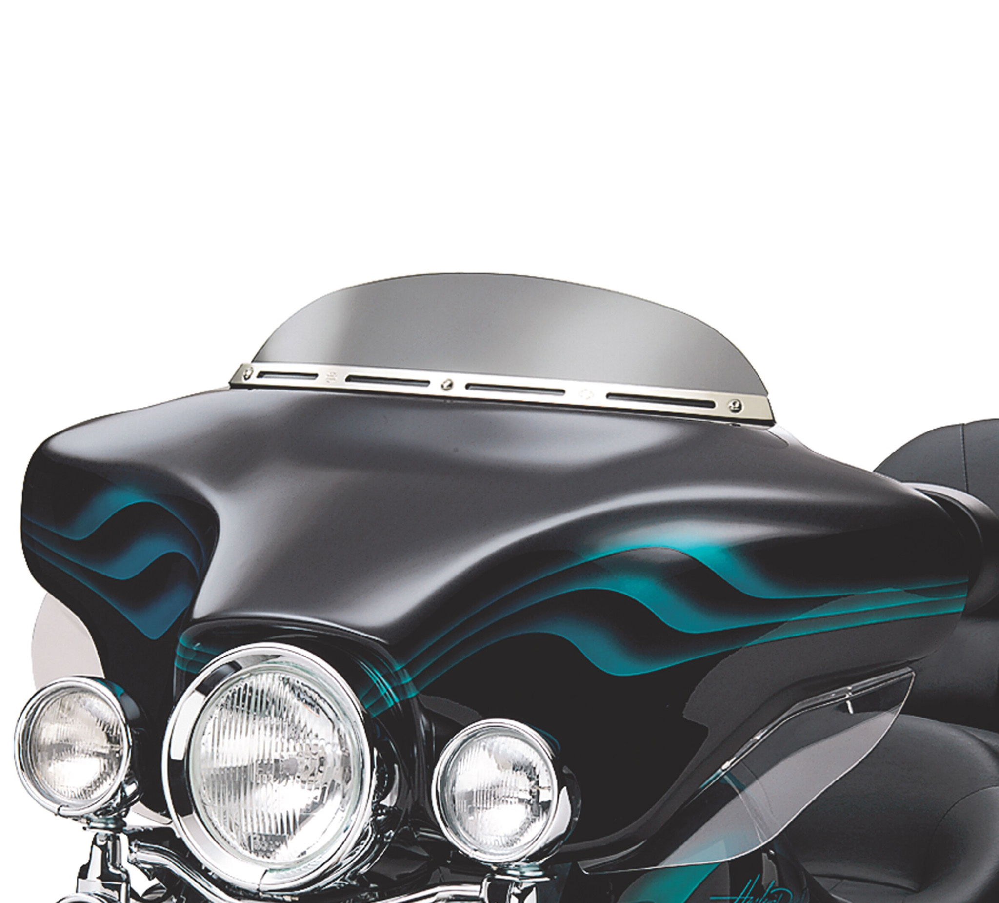 Electra Glide 4 in. Dark Smoked Wind Deflector