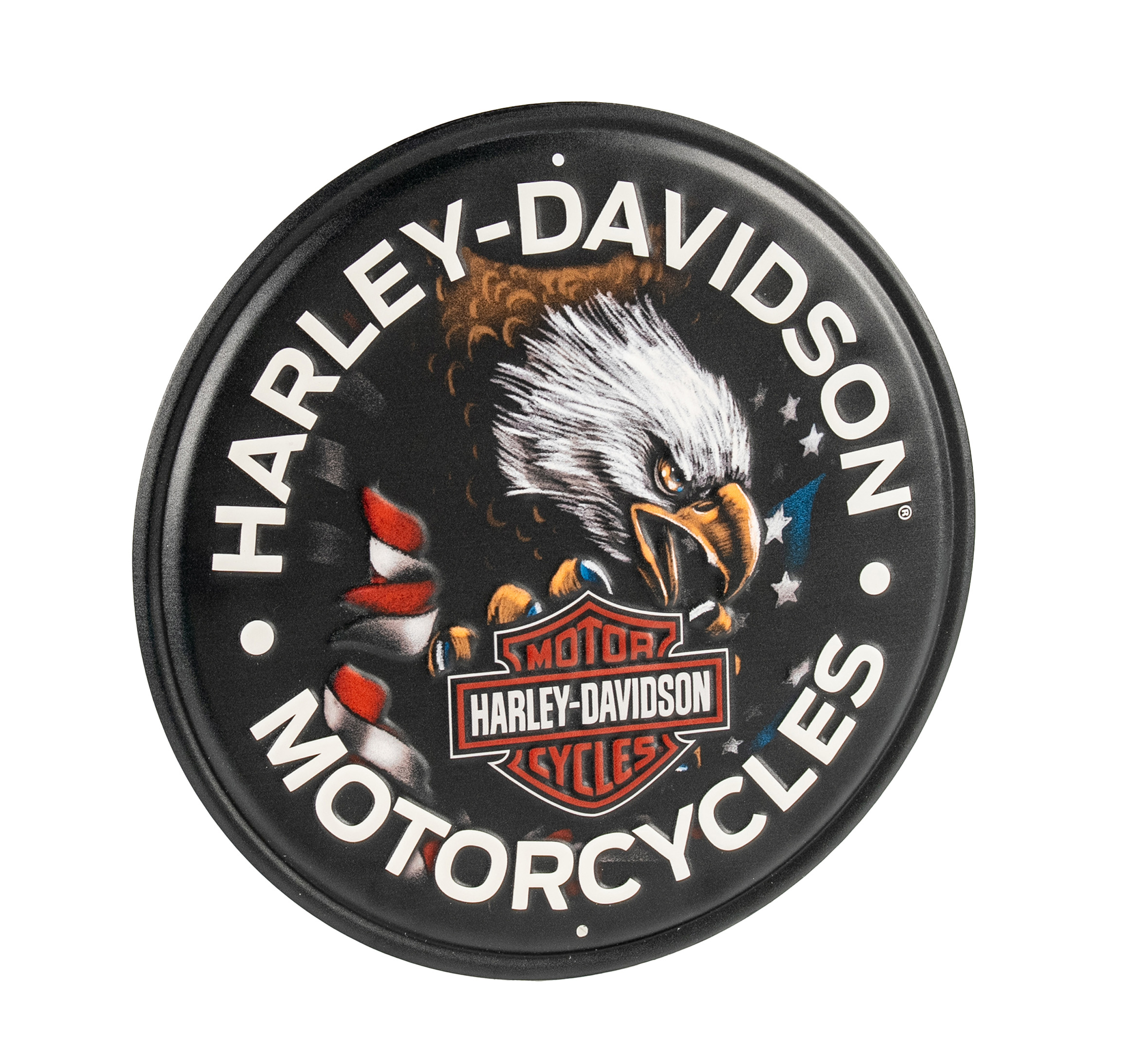 H-D Patriotic Eagle Metal Sign