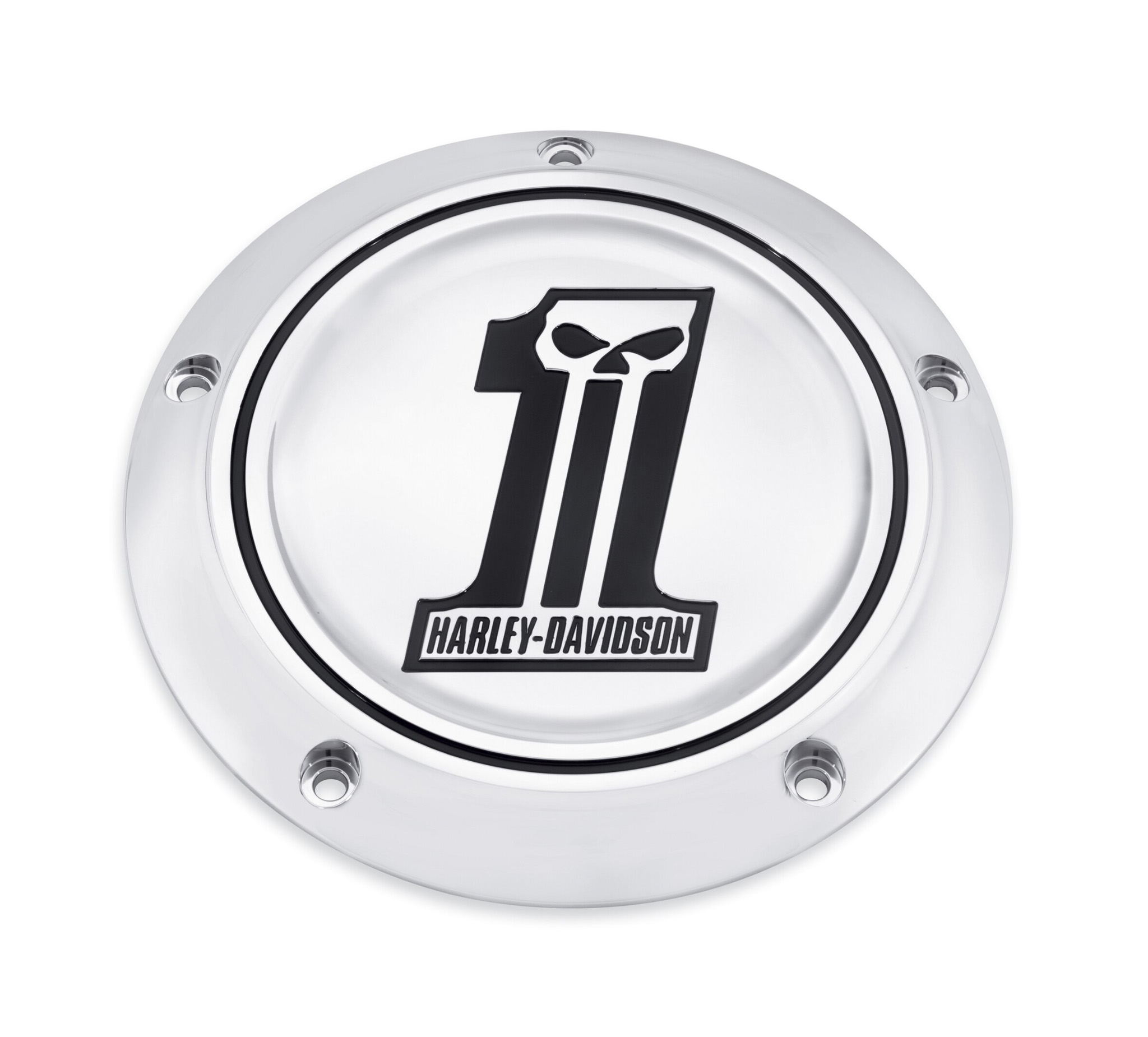 thumbnail interactive-video image 1 of HardDrive Chrome Derby Cover 5-Hole #37-044 For Harley Davidson 1 of 4