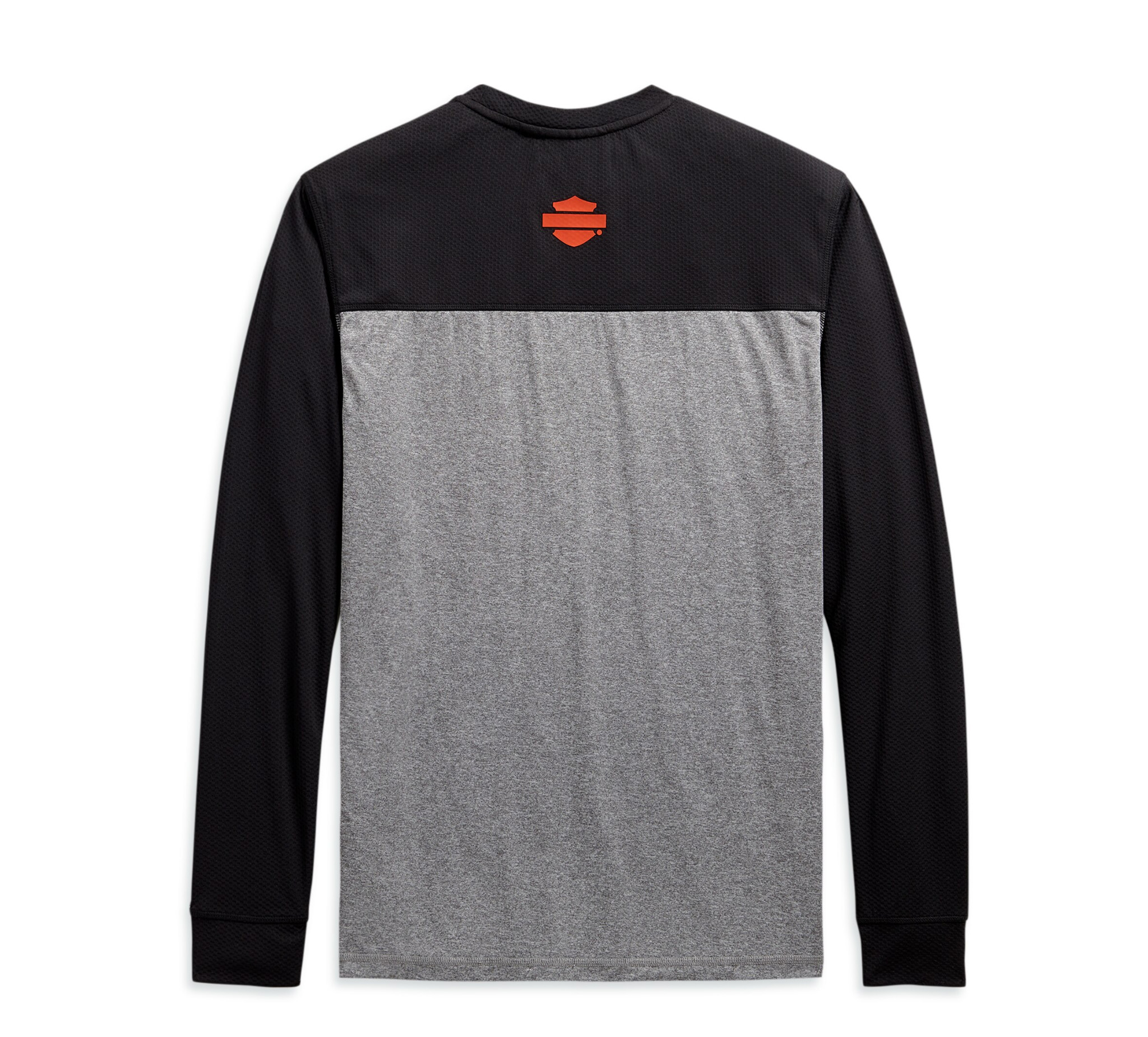 Men's Performance Micro Mesh Long Sleeve Colorblock Tee
