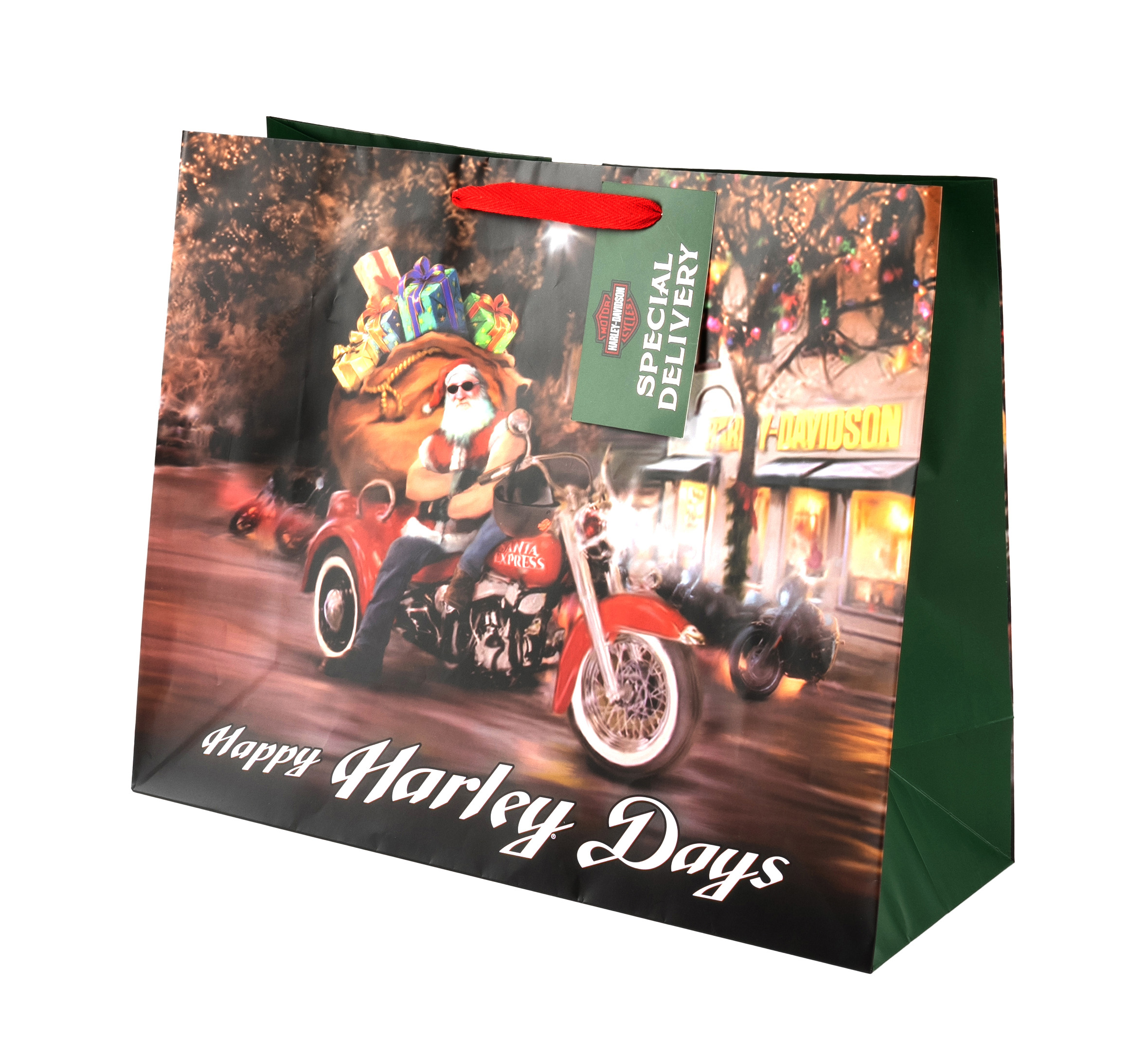 Biker Santa Gift Bag