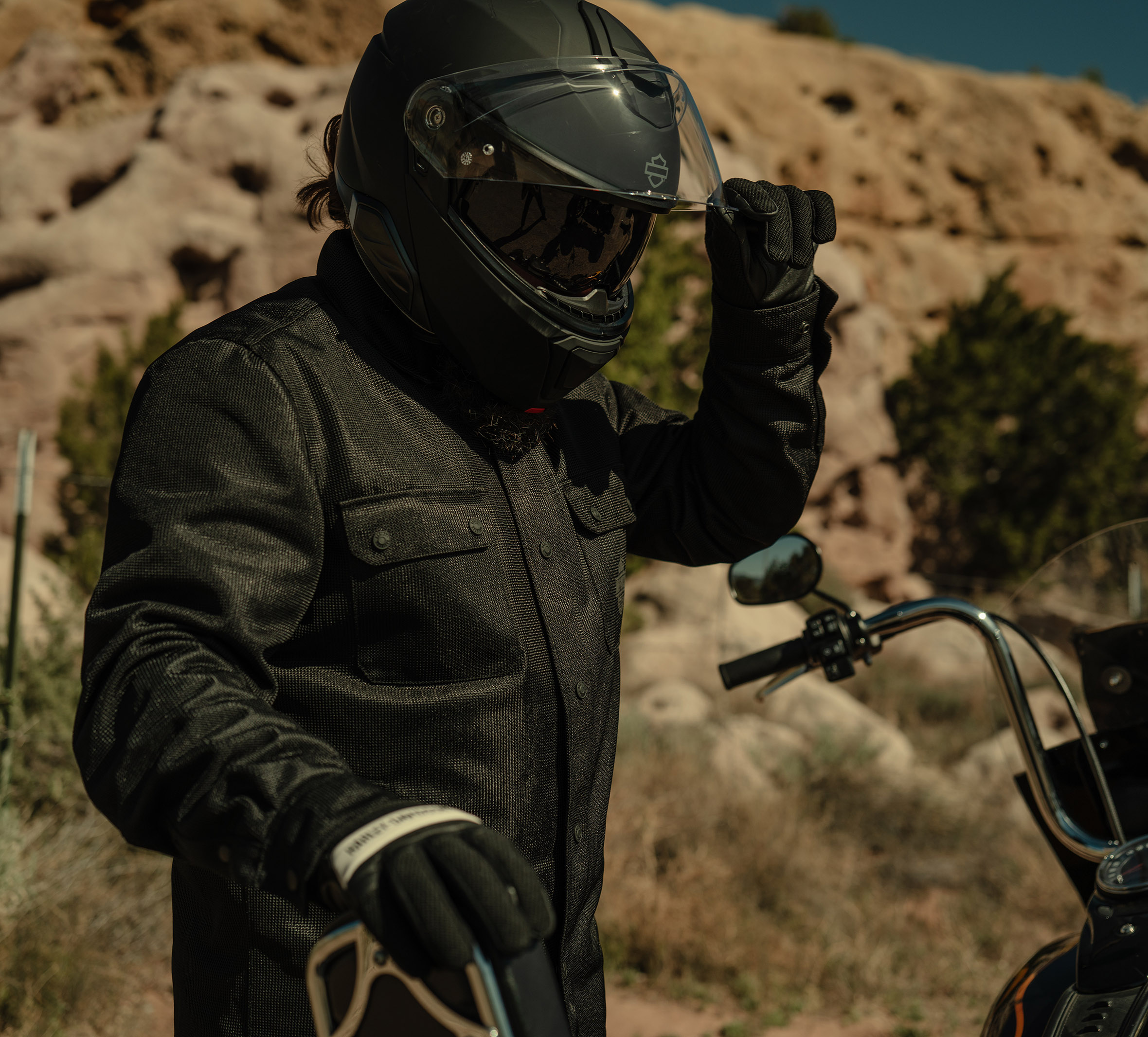 H-D® Operative 2.0 Mesh Riding Shirt Jacket​