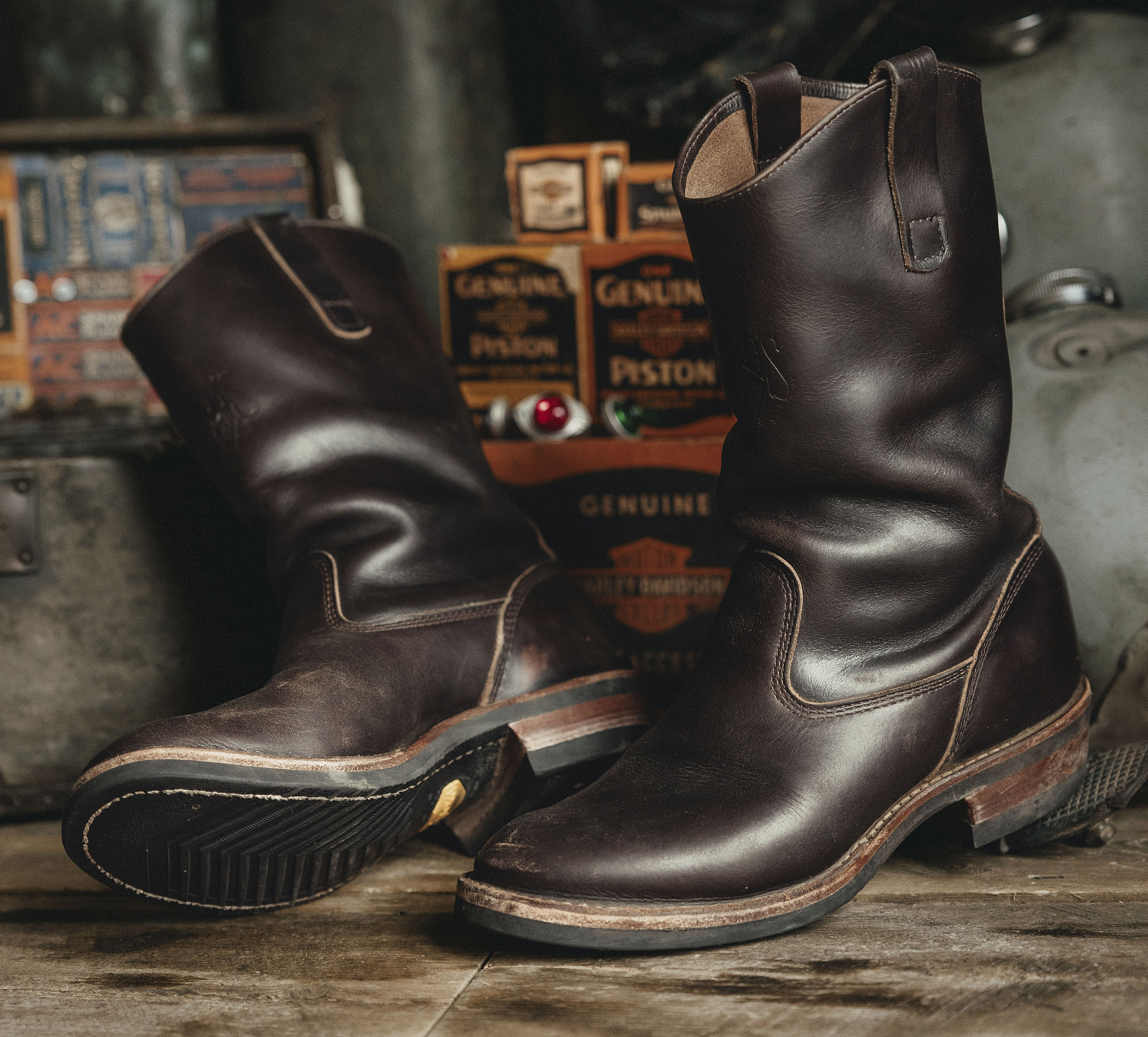 White's Boots x Harley-Davidson Stockman Pull-On
