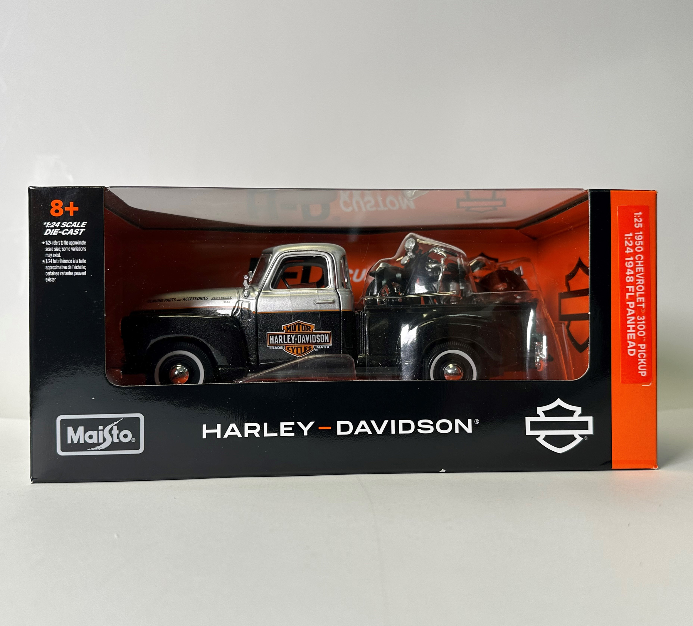 1:24 H-D '48 FL Panhead + 1950 Chevrolet 3100 PU | Harley-Davidson USA
