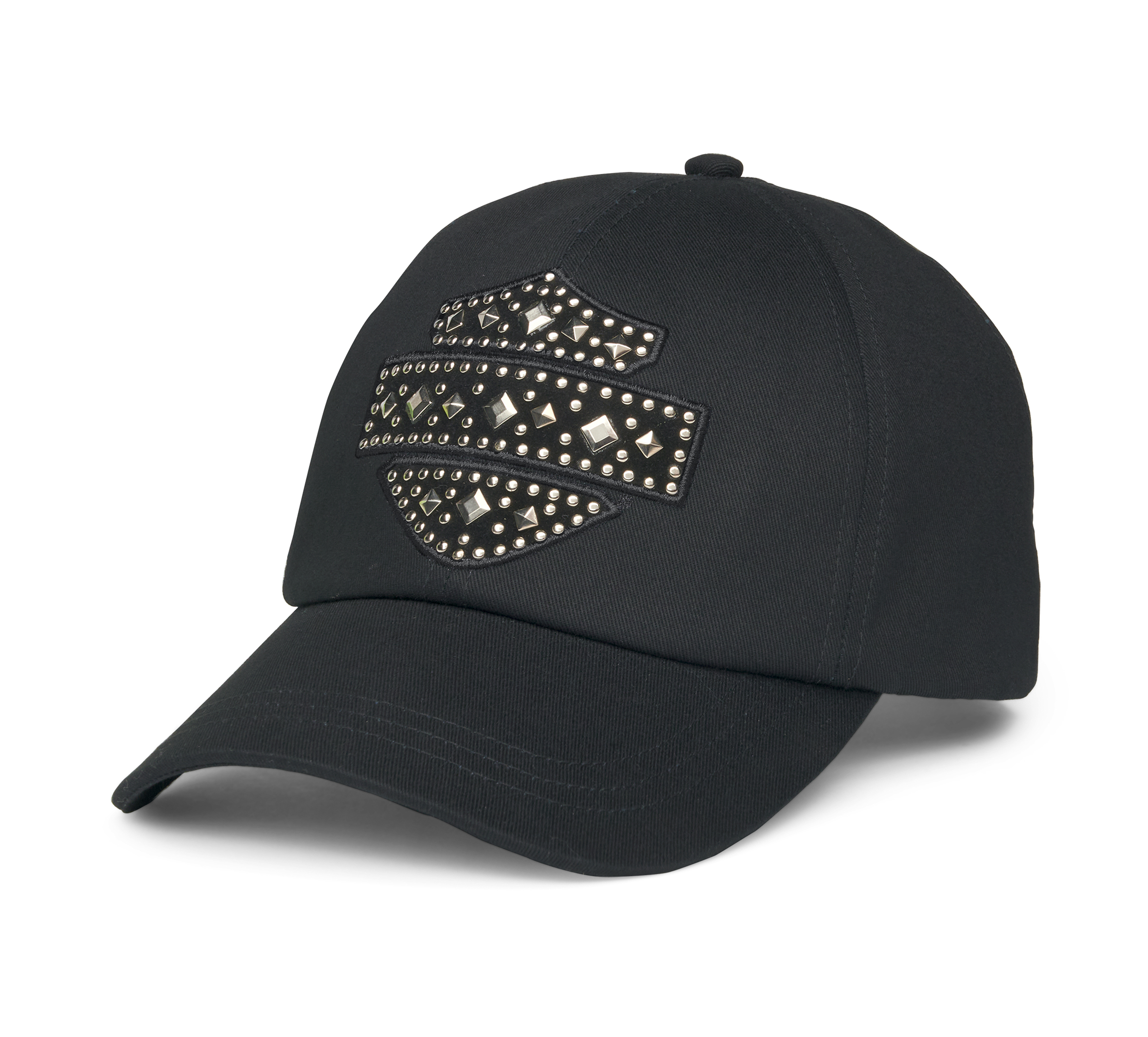 Women's Edgy Embellished Baseball Cap