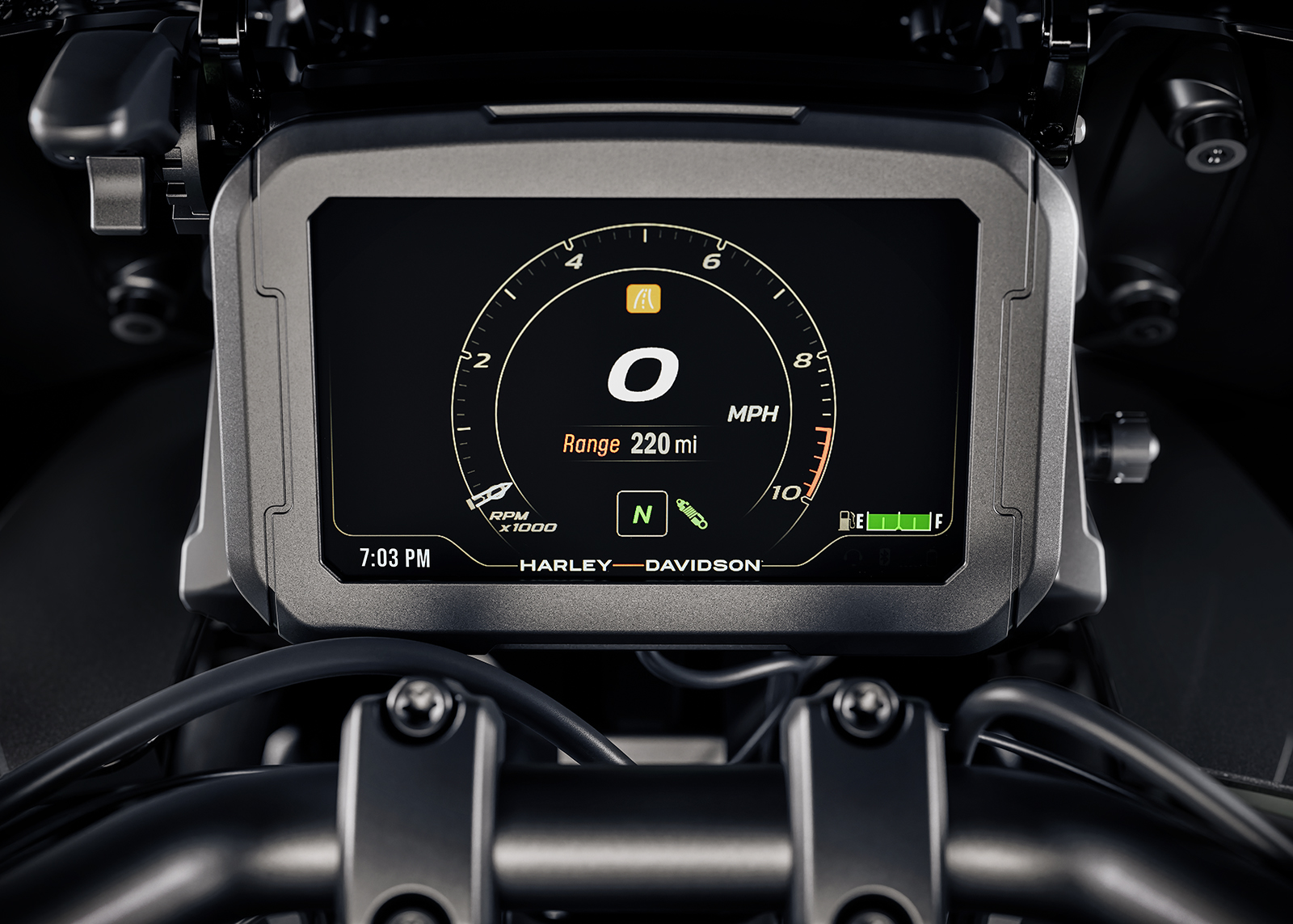 Police Pan America 6.8” Full-Color TFT Touchscreen