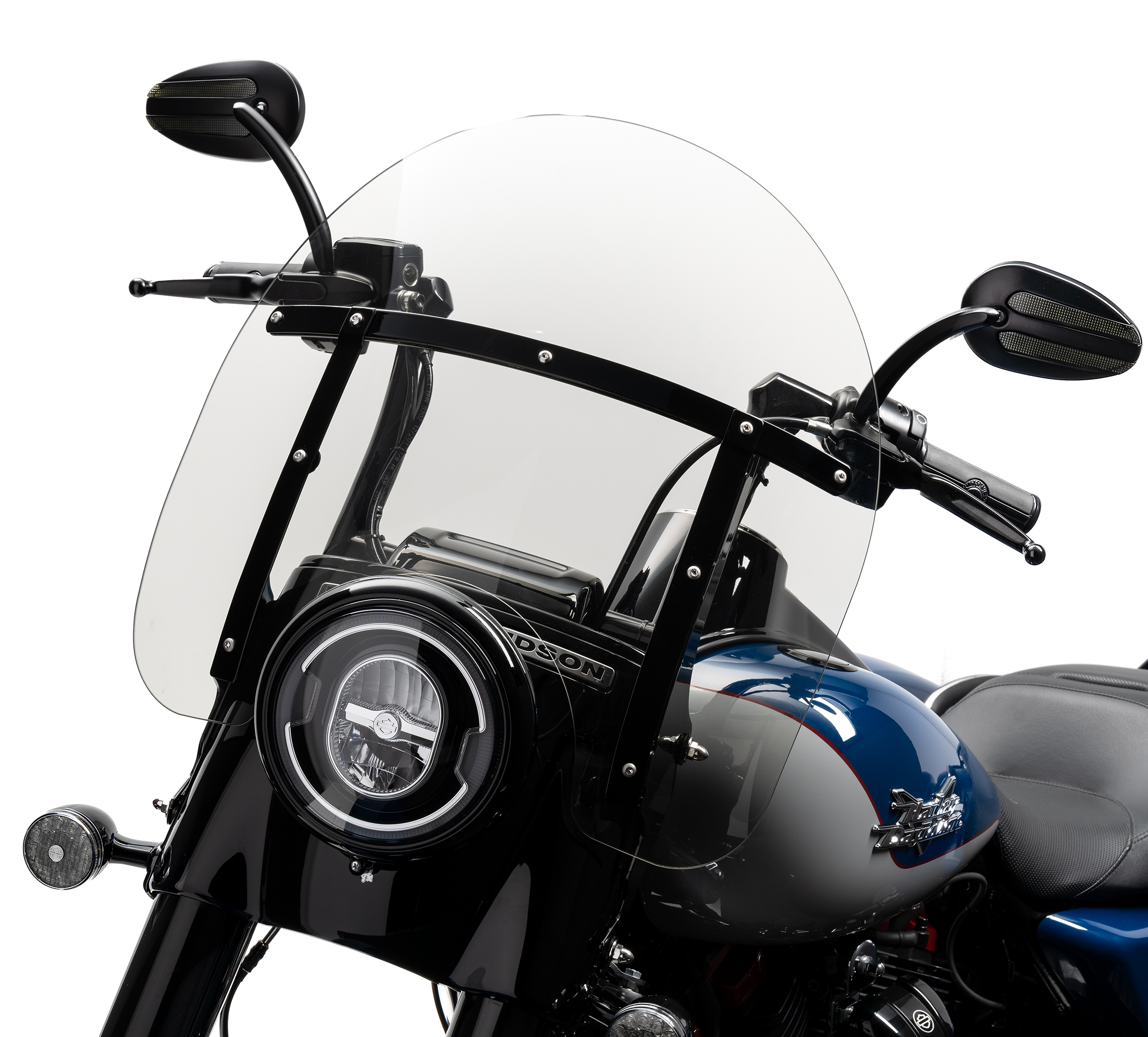 H-D Detachables 16 in. Windshield - Light Smoke