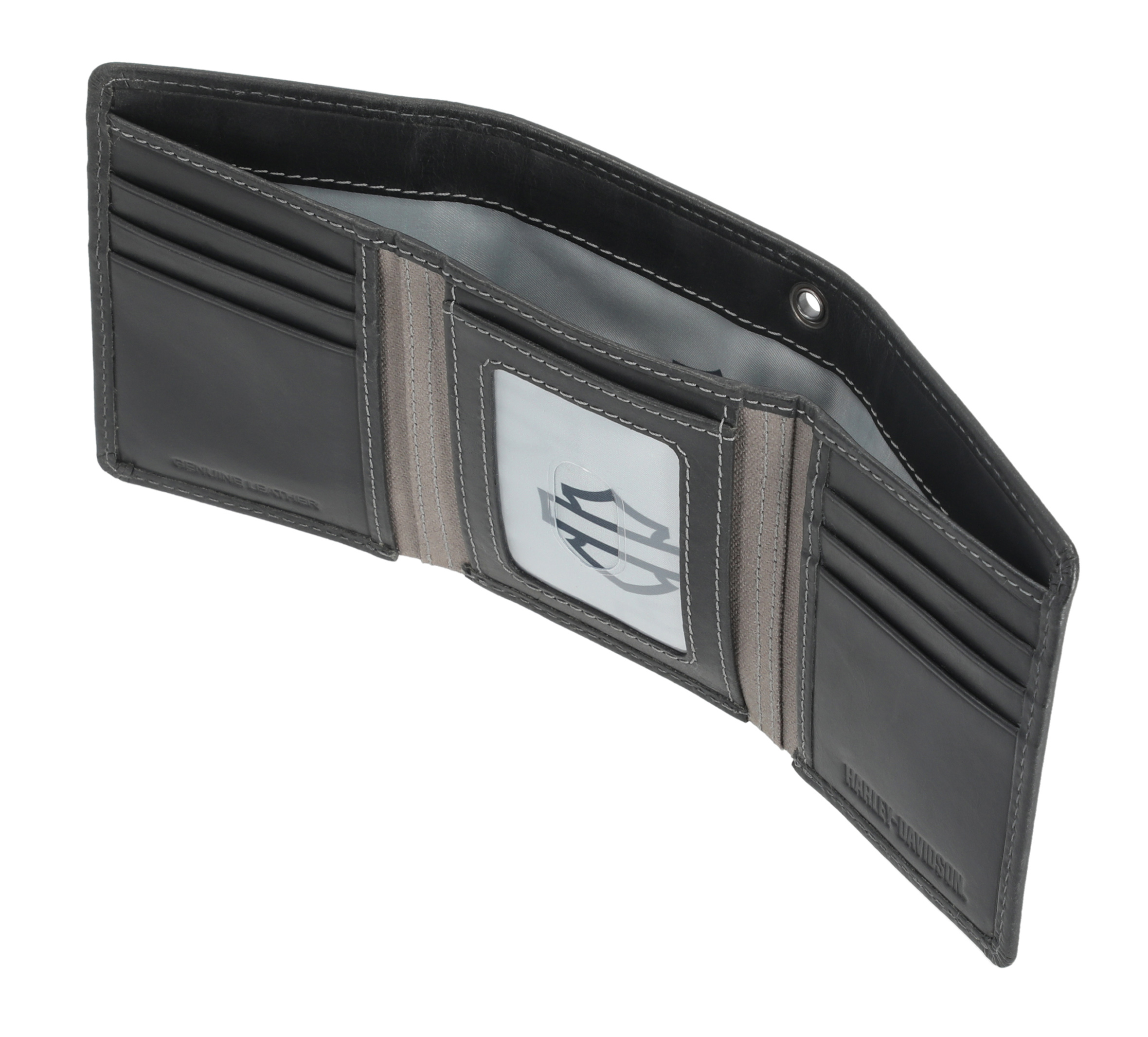 Men's Skull Stitch Trifold Wallet