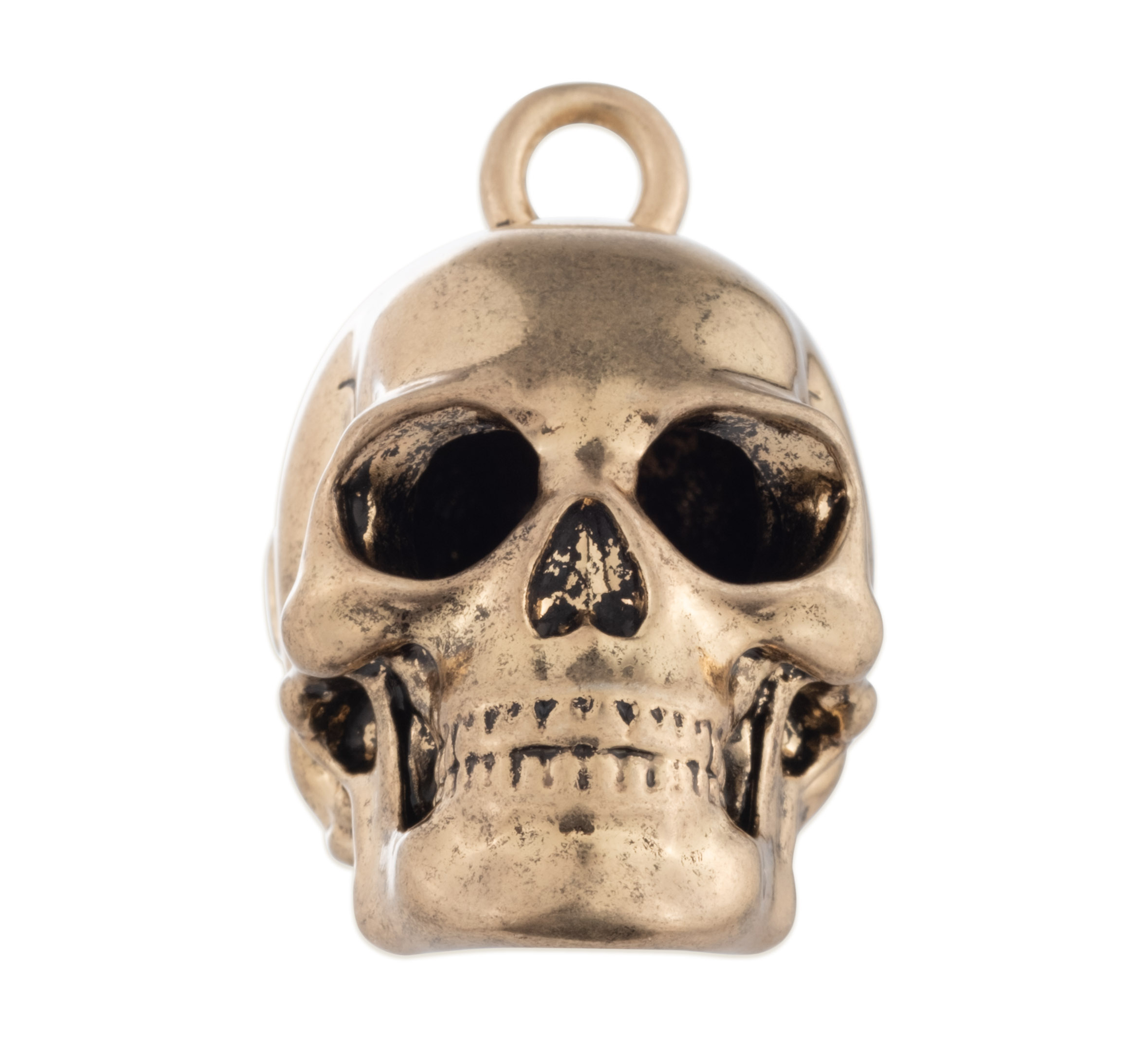 Skull Head Ride Bell In Gold | Harley-Davidson USA
