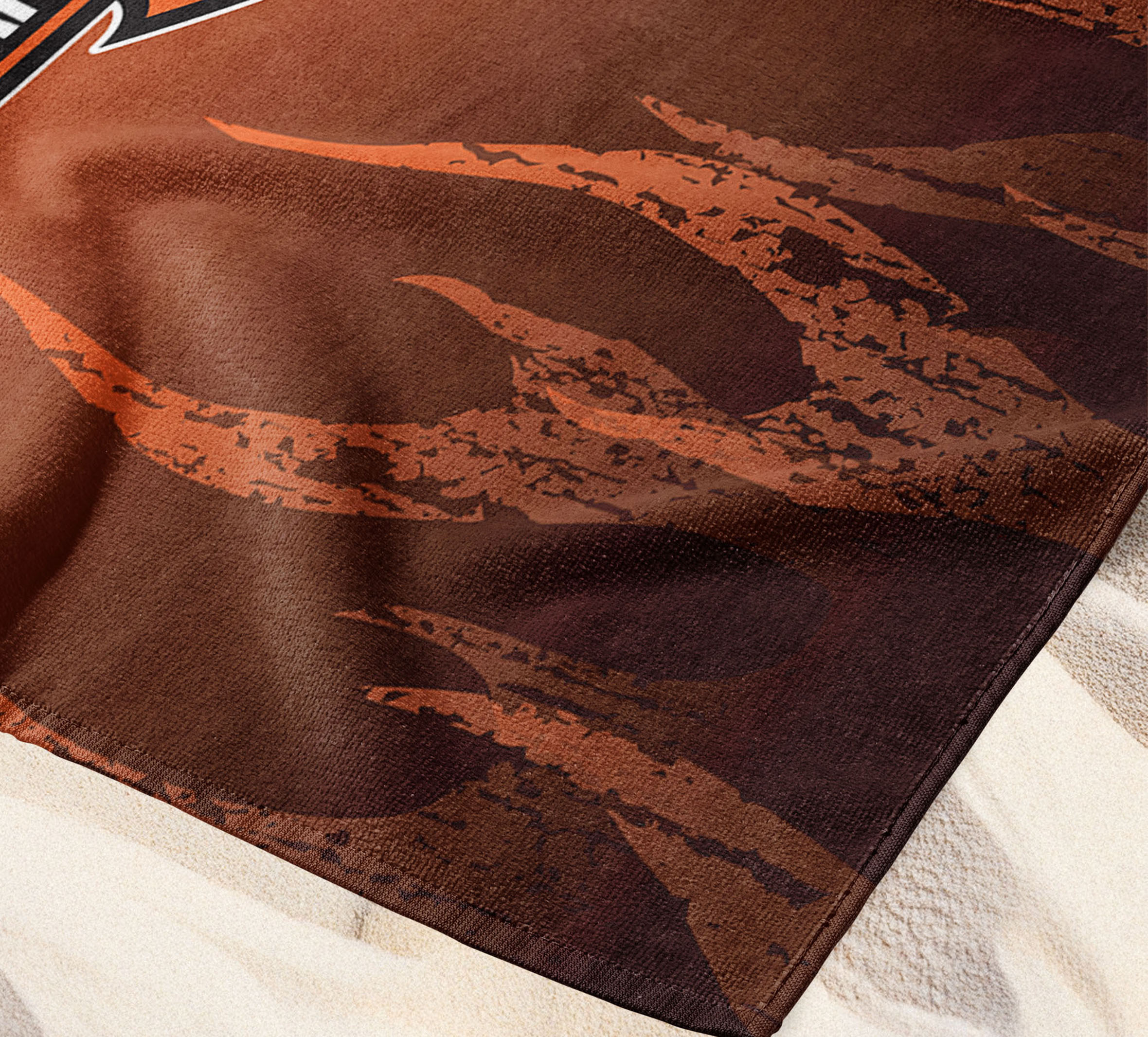 Flying Flames Microfiber Beach Towel
