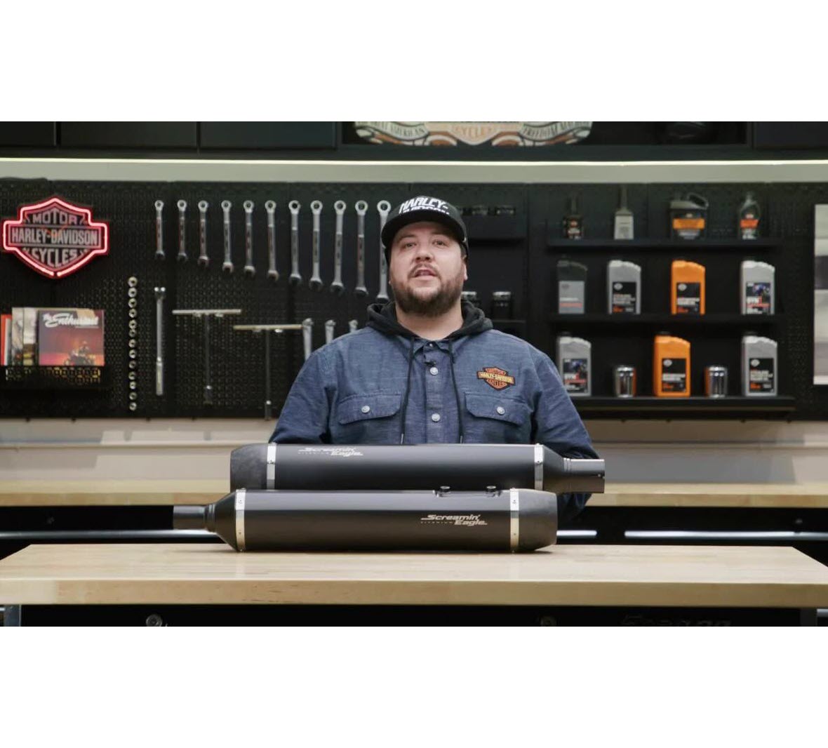 Screamin' Eagle Extreme Flow Titanium Slip-On Mufflers