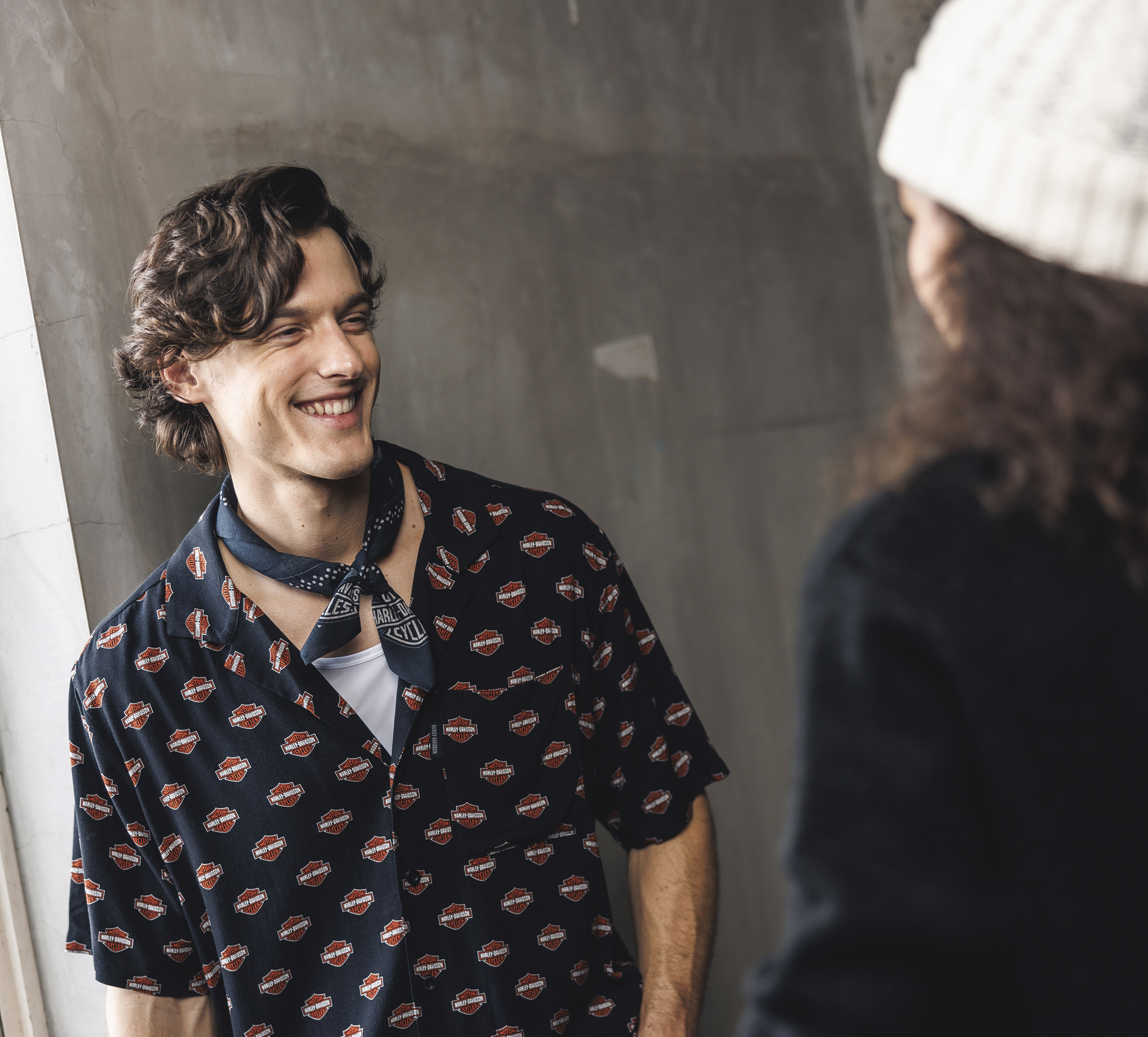 Men's Bar & Shield Aloha Shirt