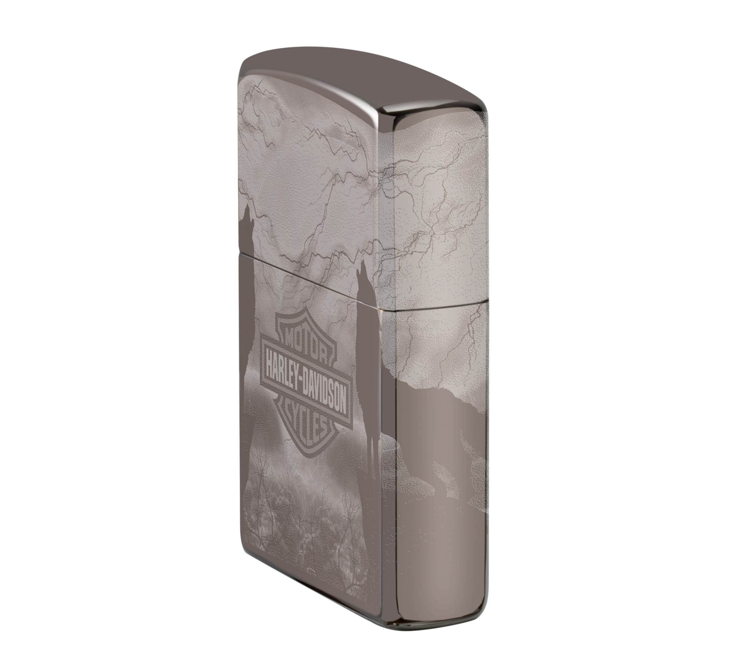 Harley-Davidson Bar and Shield 360 Photo Windproof Lighter